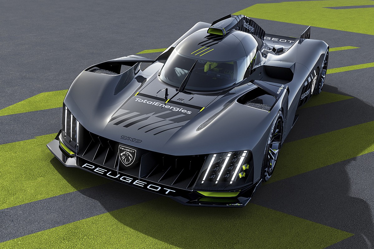Peugeot reveals first image of radical 9X8 Le Mans Hypercar