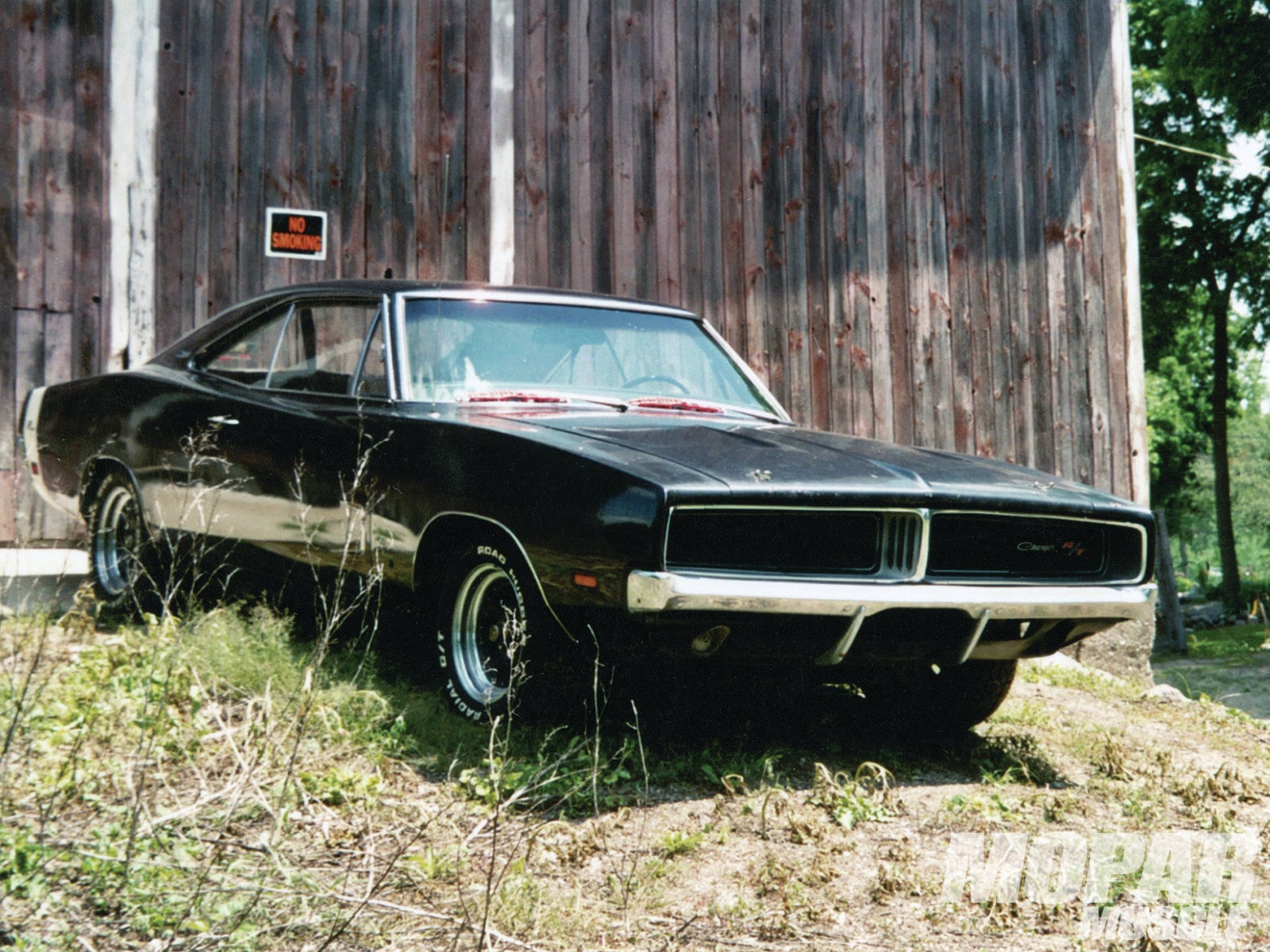Dodge Charger In A Barn