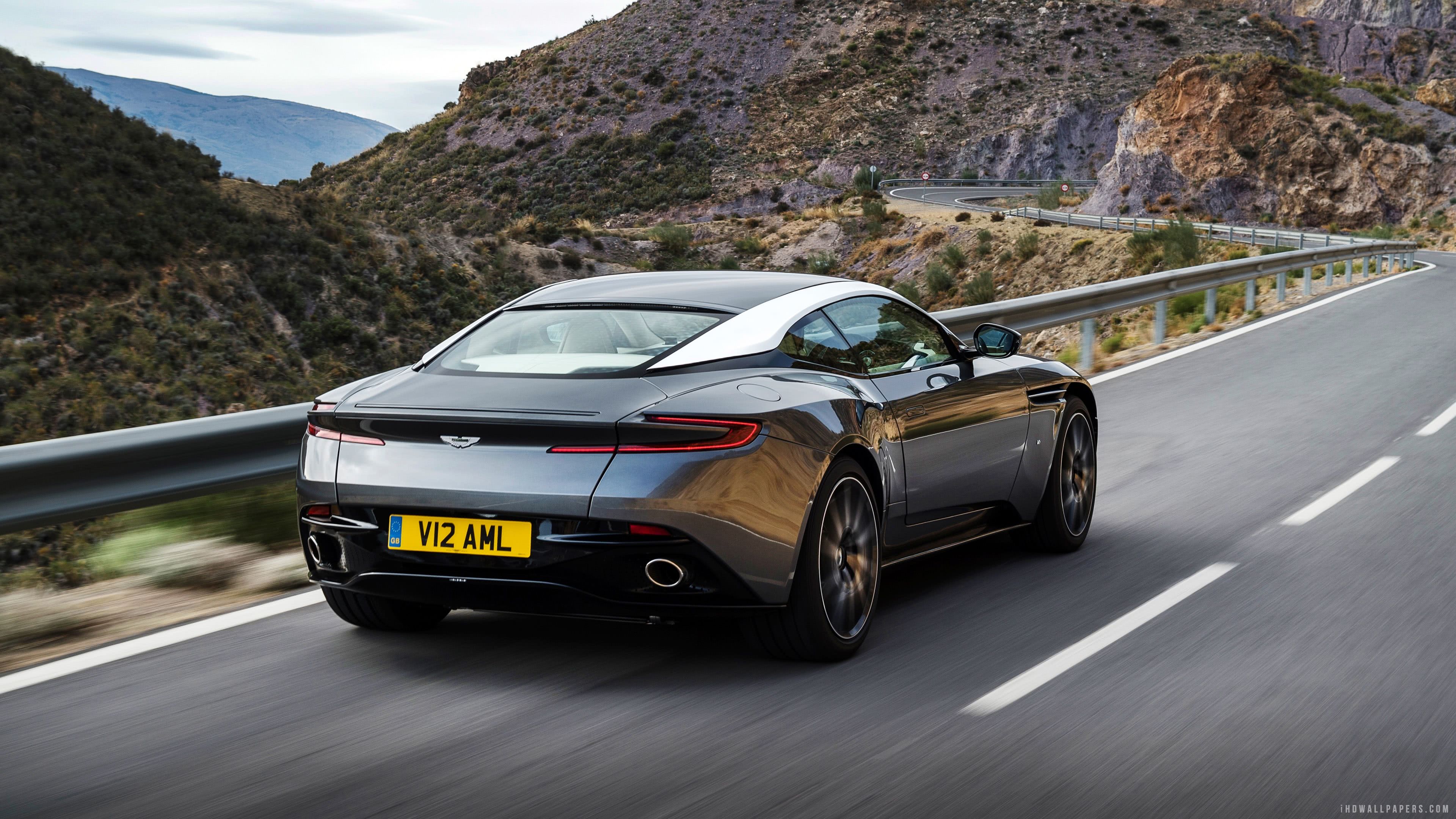 Black Aston Martin DB11 UHD 4K Wallpaper