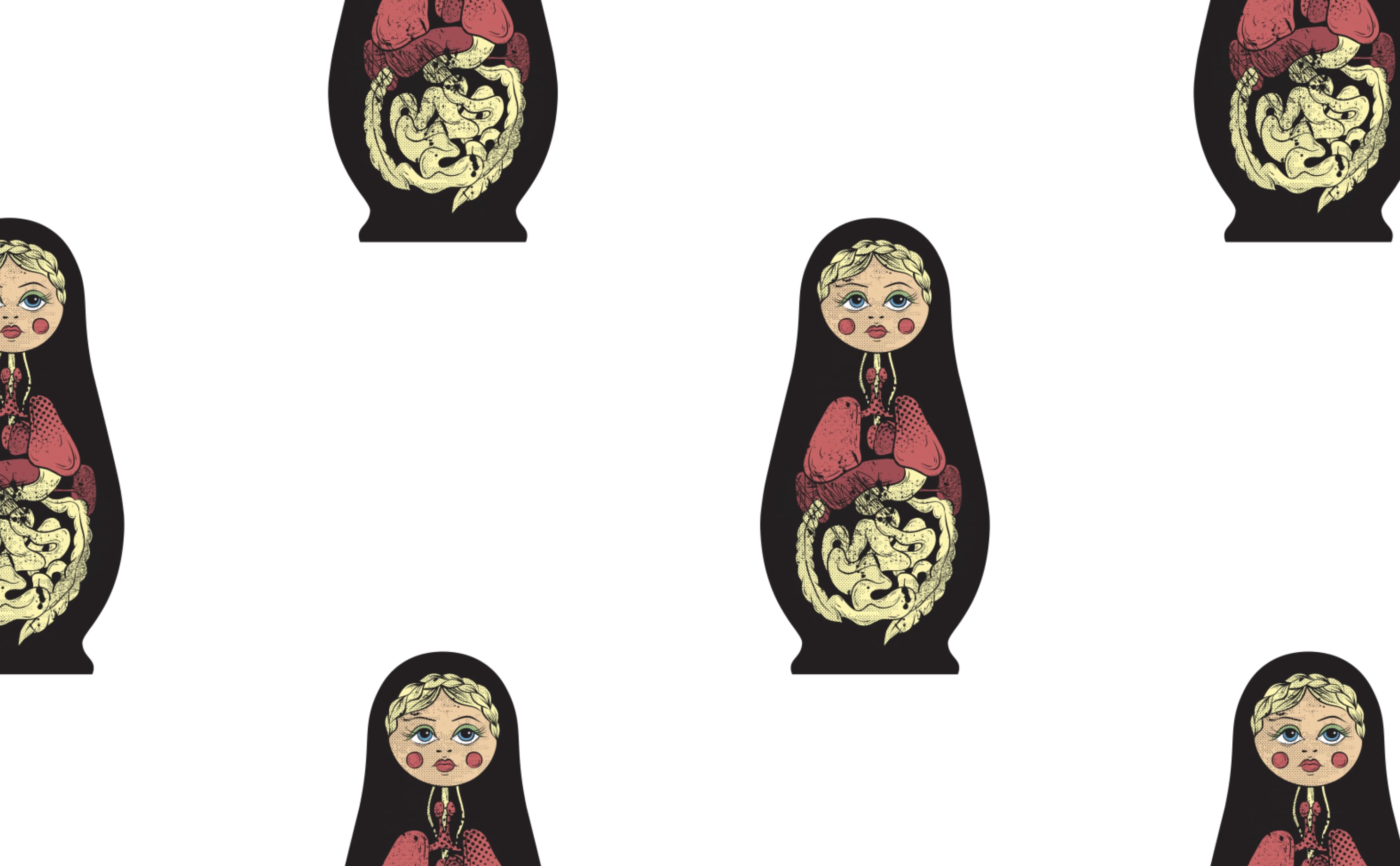 Matryoshka Dolls Wallpaper for Walls