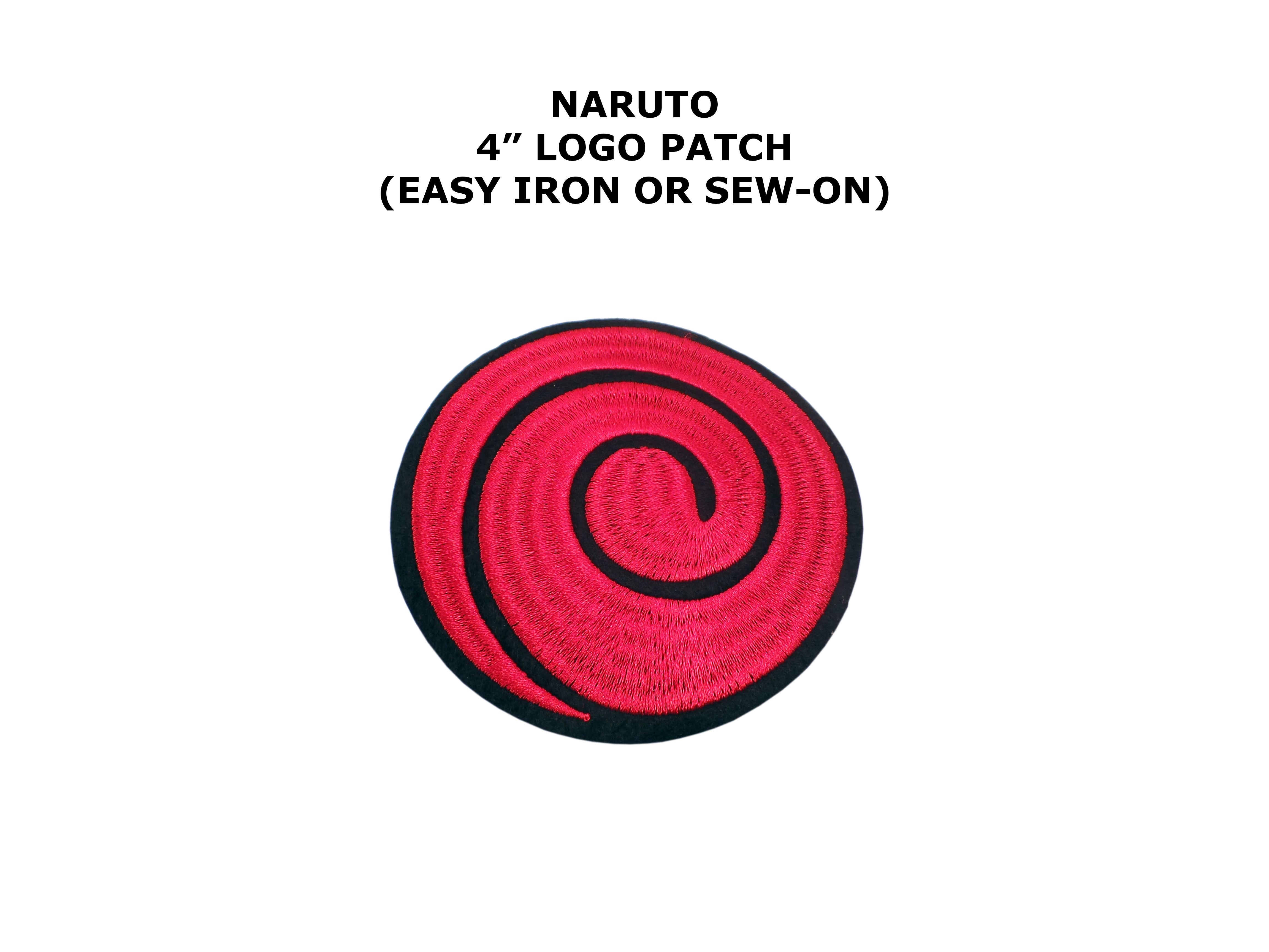 Naruto Uzumaki Clan Anime Embroidered Iron Sew On Comics Cartoon Theme Logo Patch Applique