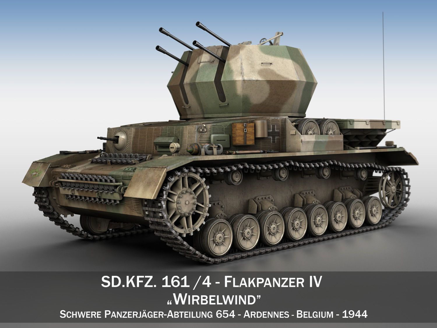 Flakpanzer IV Jg Abt 654D model. Wwii vehicles, Model tanks, Tanks military