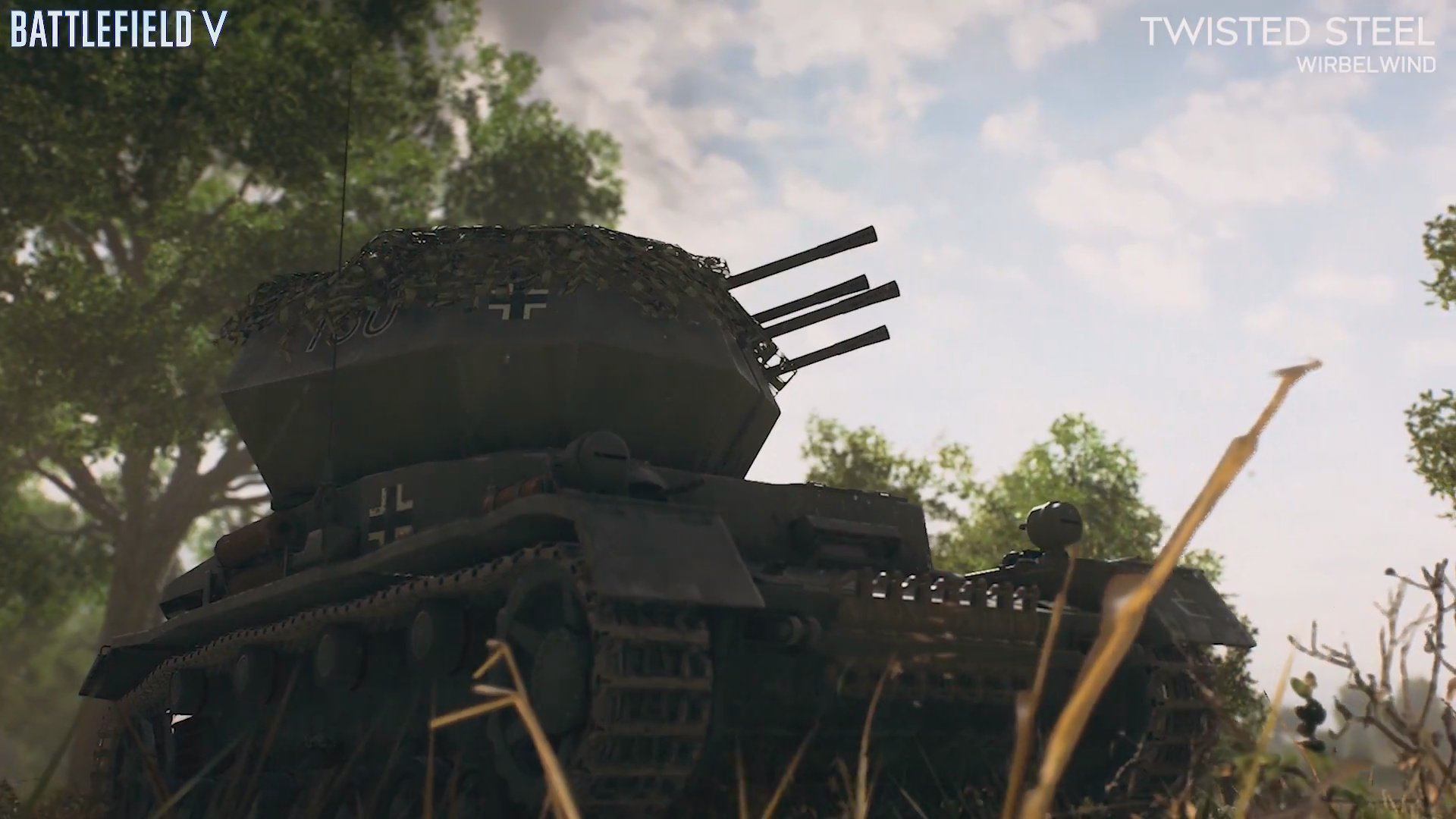 Westie AA tank, based on the Panzer IV to #BattlefieldV!