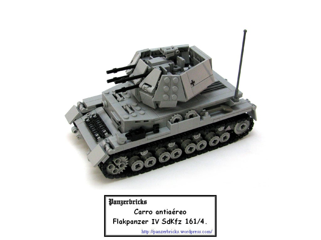 FlakpanzerIVW 00. Flakpanzer IV Wirbelwind SdKfz 161 4. Panzerbricks (Legotron)