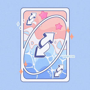 Download Pink Uno Skip Card Wallpaper
