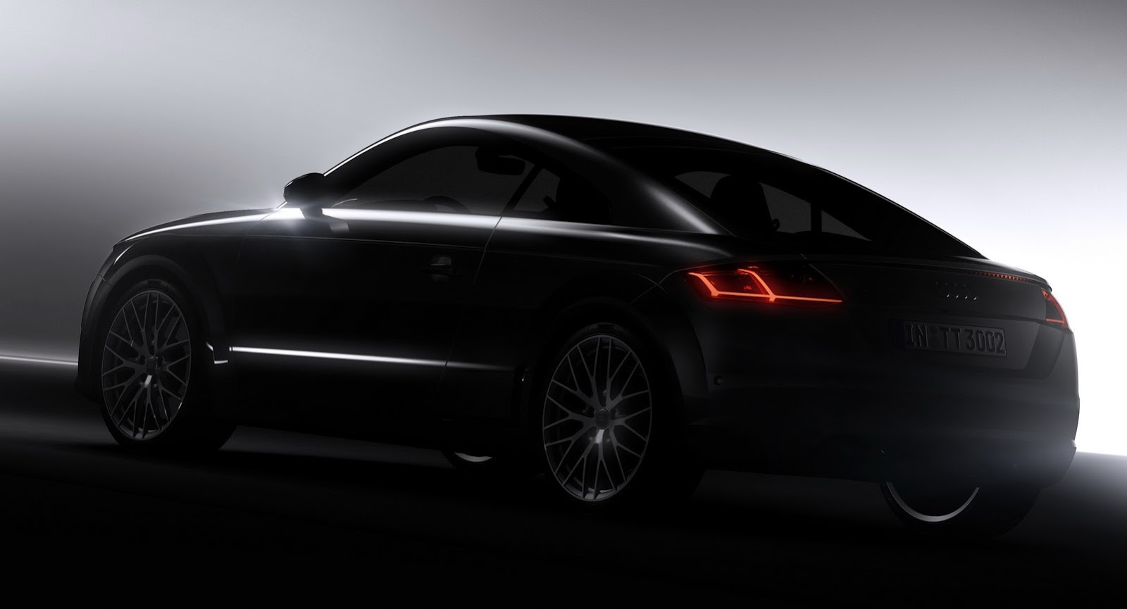 Audi TT Coupe First Picture Shows Taillights That Remain Permanently On