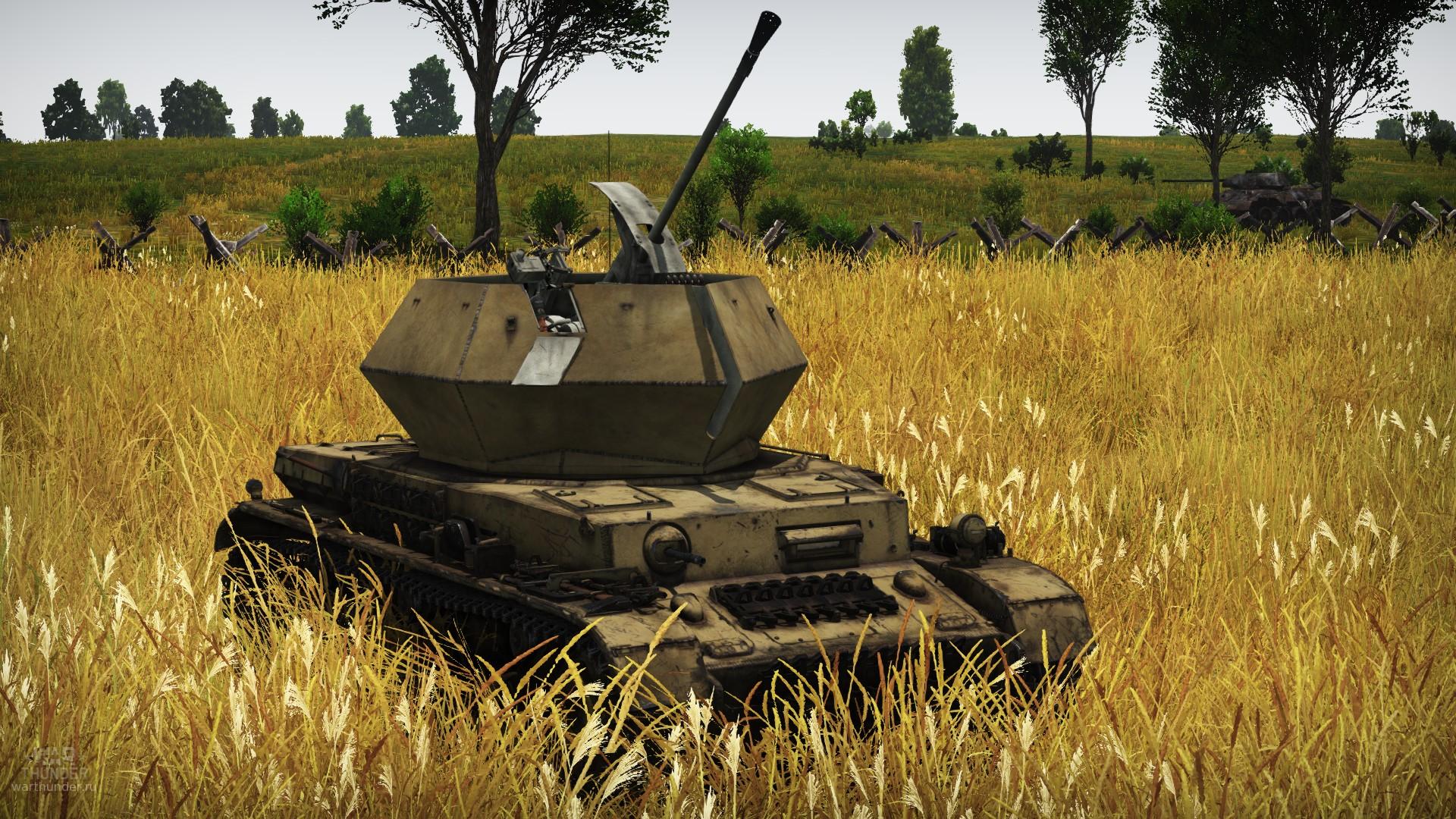 War Thunder vehicle in development. The Flakpanzer IV “Ostwind”