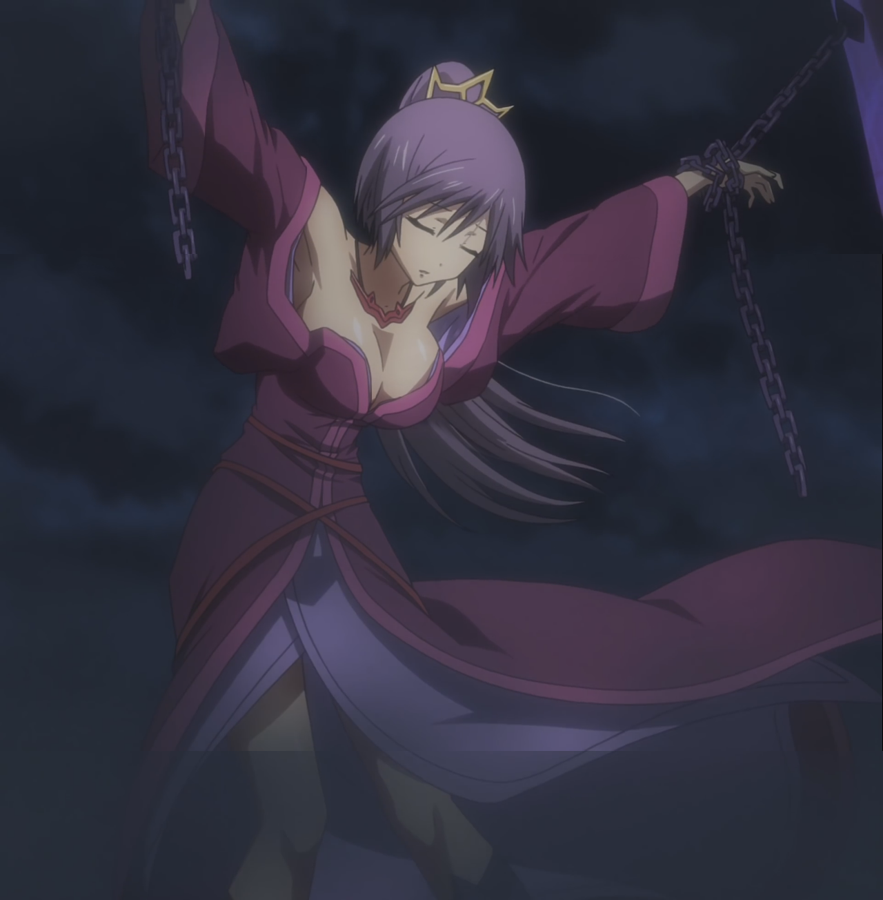 Purple Haired Chick from Seisen Cerberus -, hot anime and characters Wallpaper