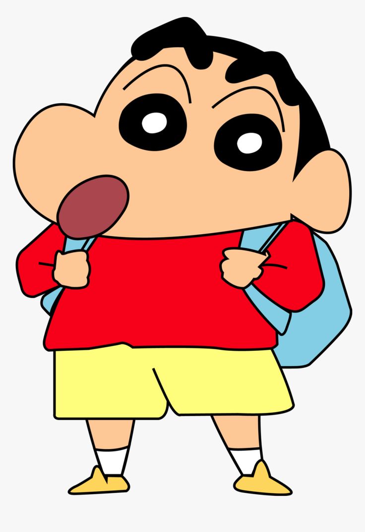 Shin Chan With Backpack Image Crayon Shin Chan And Chan, HD Png Download, Transparent Png Image. Crayon shin chan, Sinchan cartoon, Pikachu art