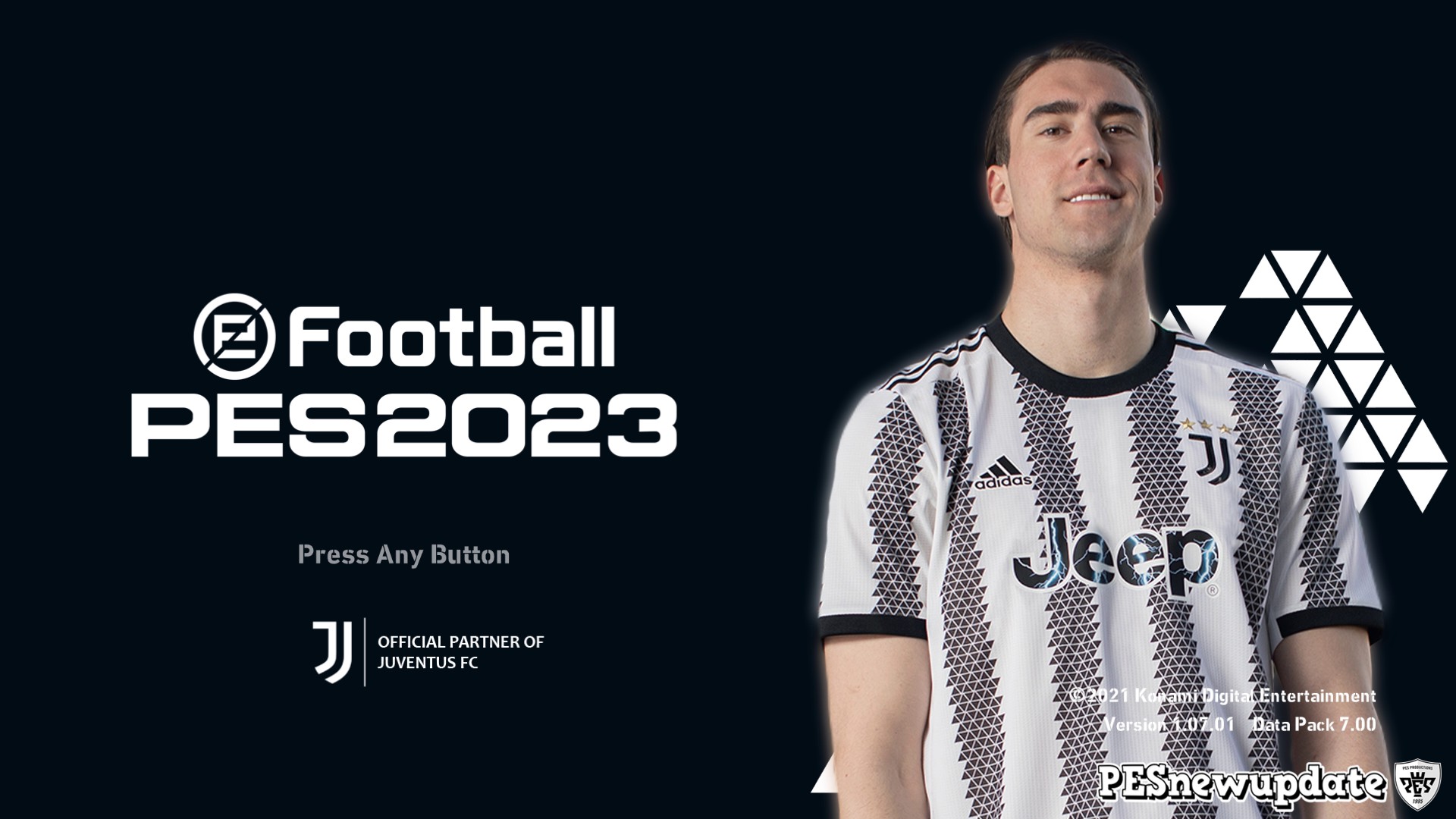 PES 2021 Menu Juventus FC 2022 2023 By PESNewupdate PESNewupdate.com. Free Download Latest Pro Evolution Soccer Patch & Updates