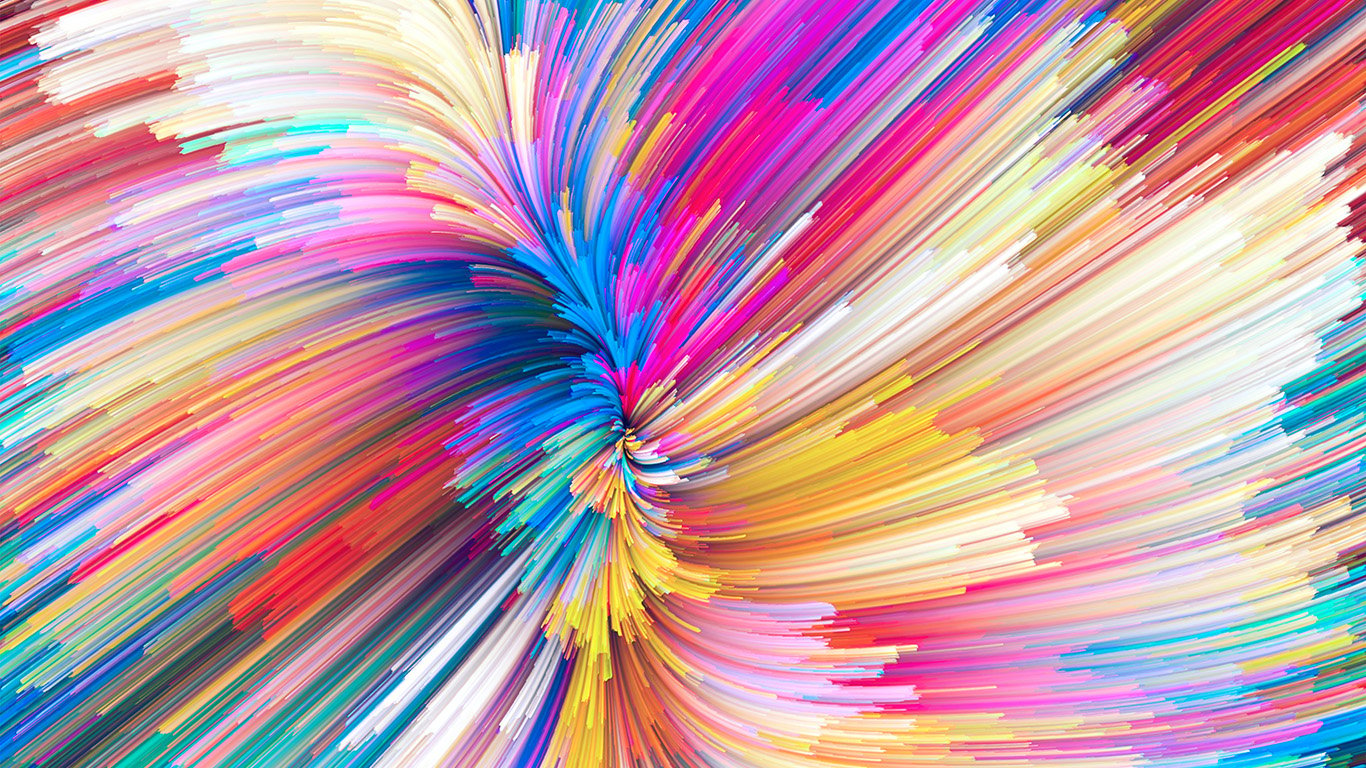 wallpaper for desktop, laptop. color rainbow digital art pattern background