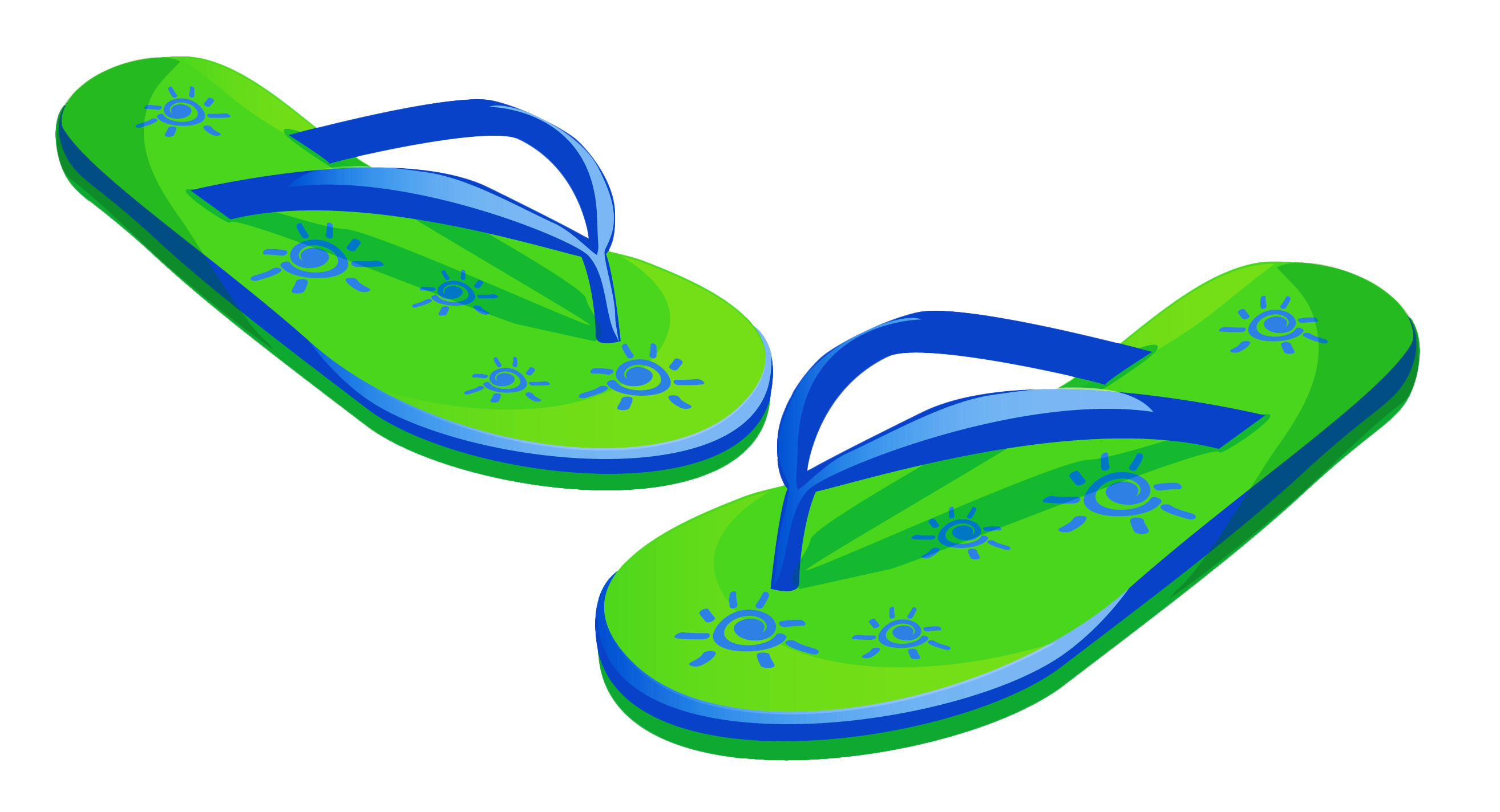 Transparent Green Beach Flip Flops PNG Clipart​-Quality Free Image and Transparent PNG Clipart