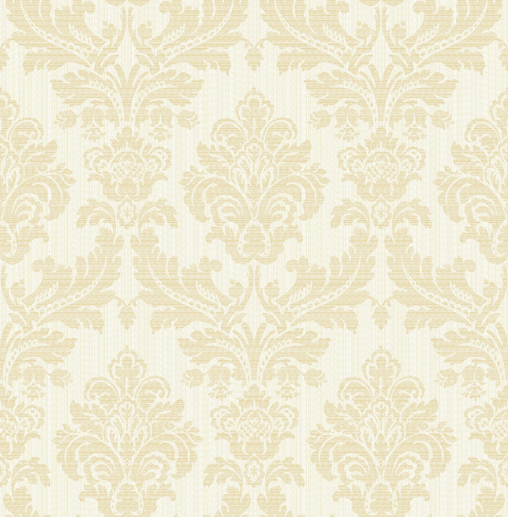 Advantage Metallic 56.4 Sq Ft Cream Non Woven Textured Damask 3D Unpasted Wallpaper In The Wallpaper Department At Lowes.com