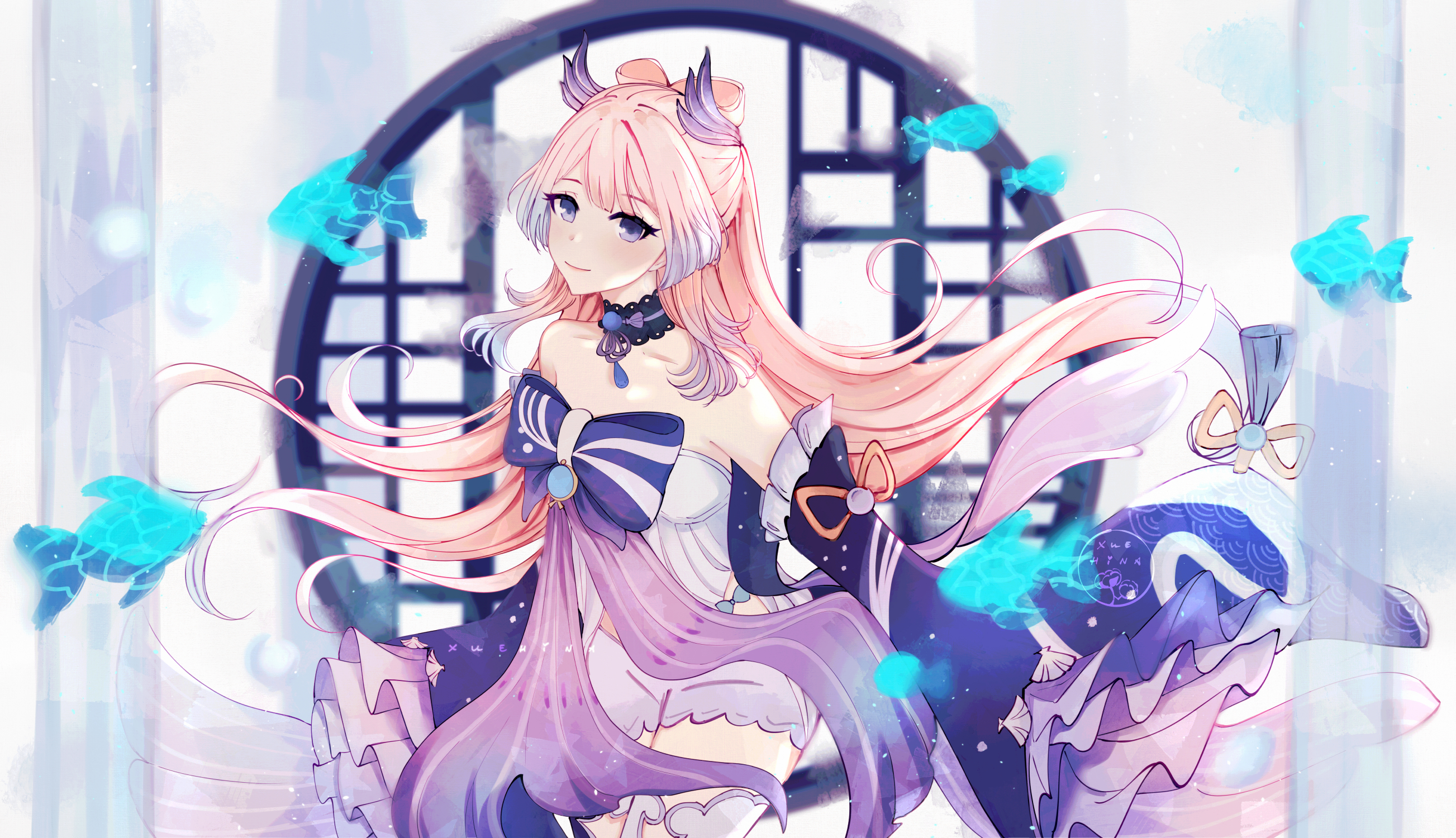 Sangonomiya Kokomi HD Wallpaper and Background