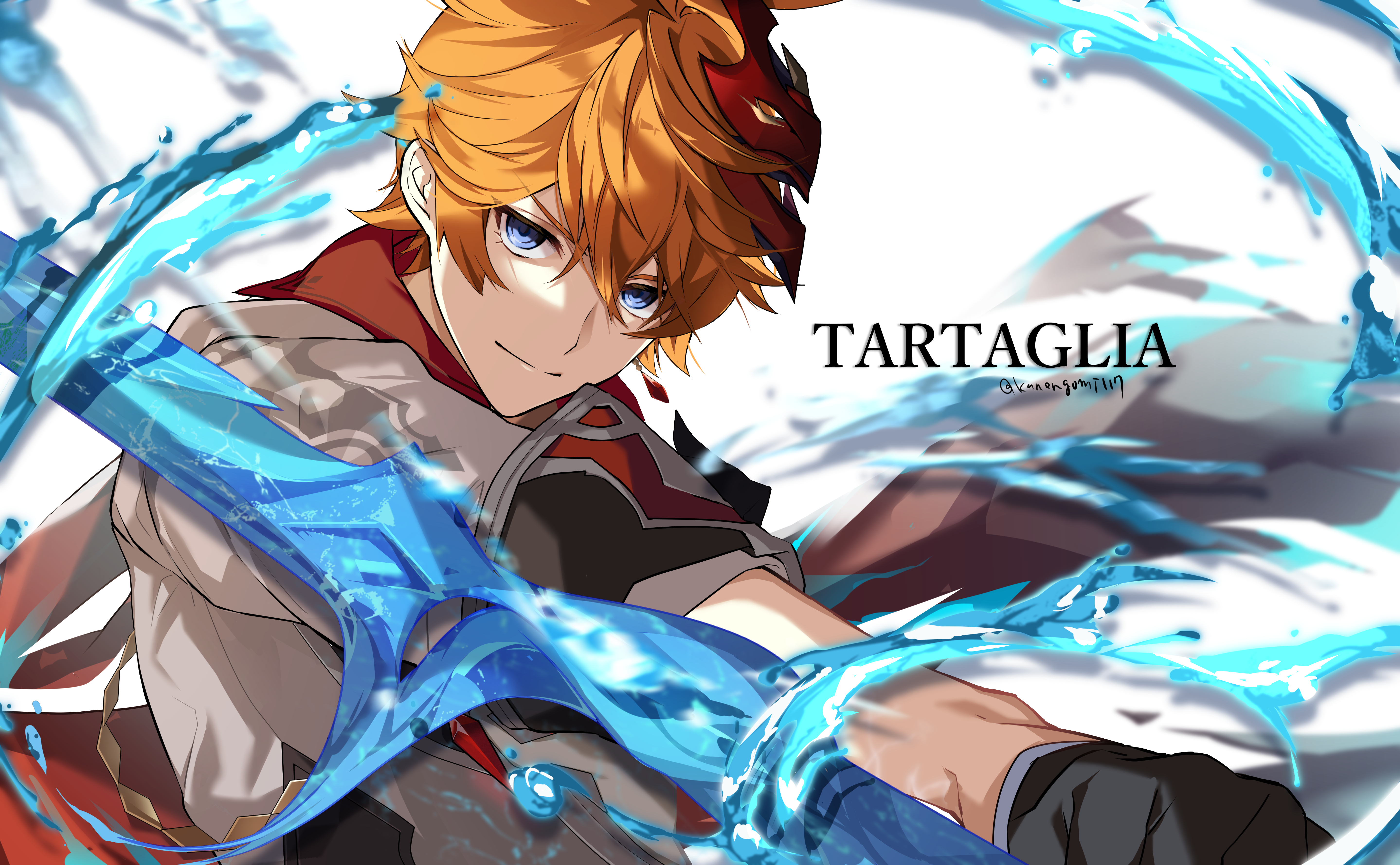 4K Tartaglia Childe (Genshin Impact) Wallpaper and Background Image