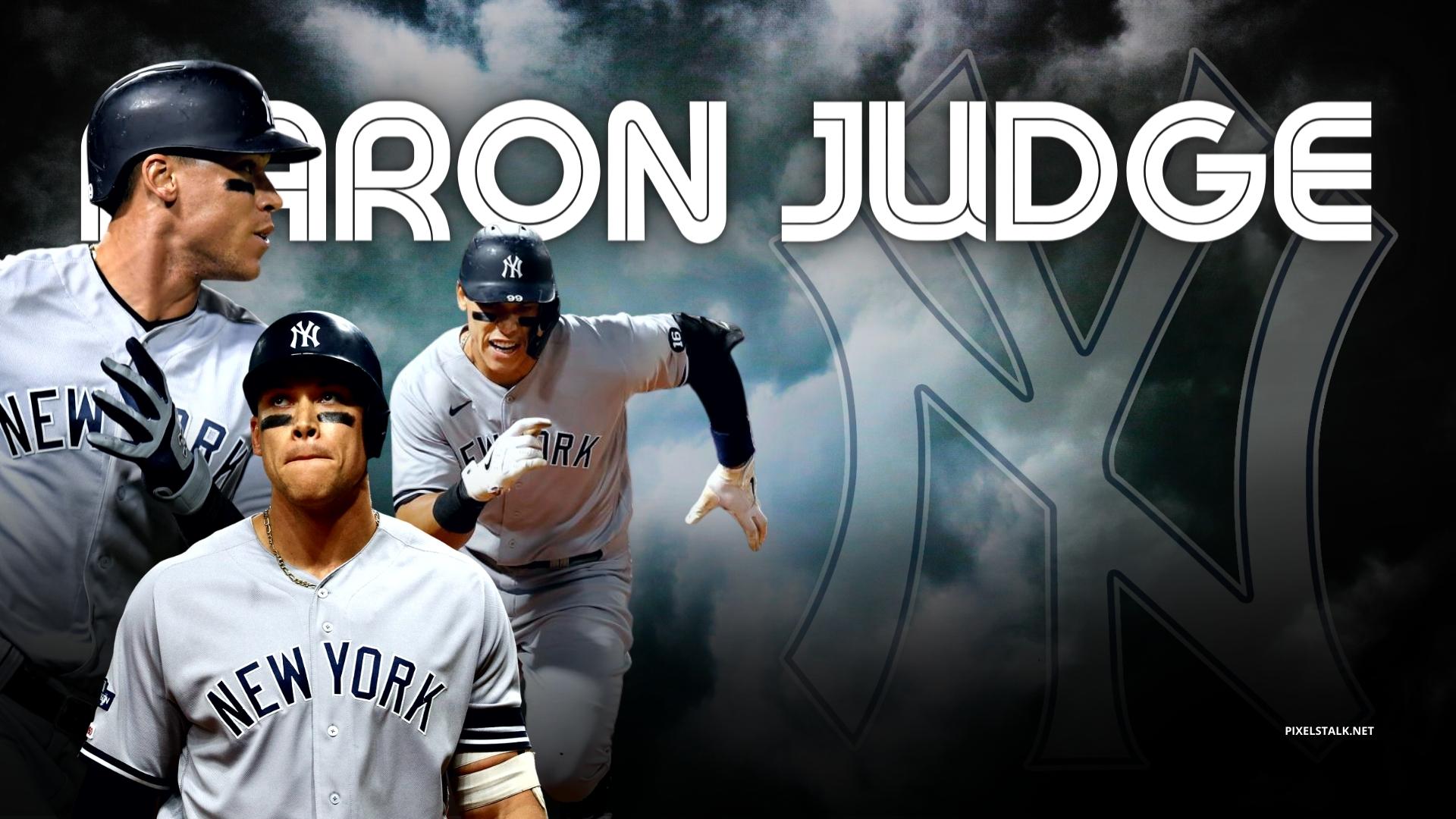 Jordan Santalucia on X: Aaron judge New York Yankees wallpaper   / X
