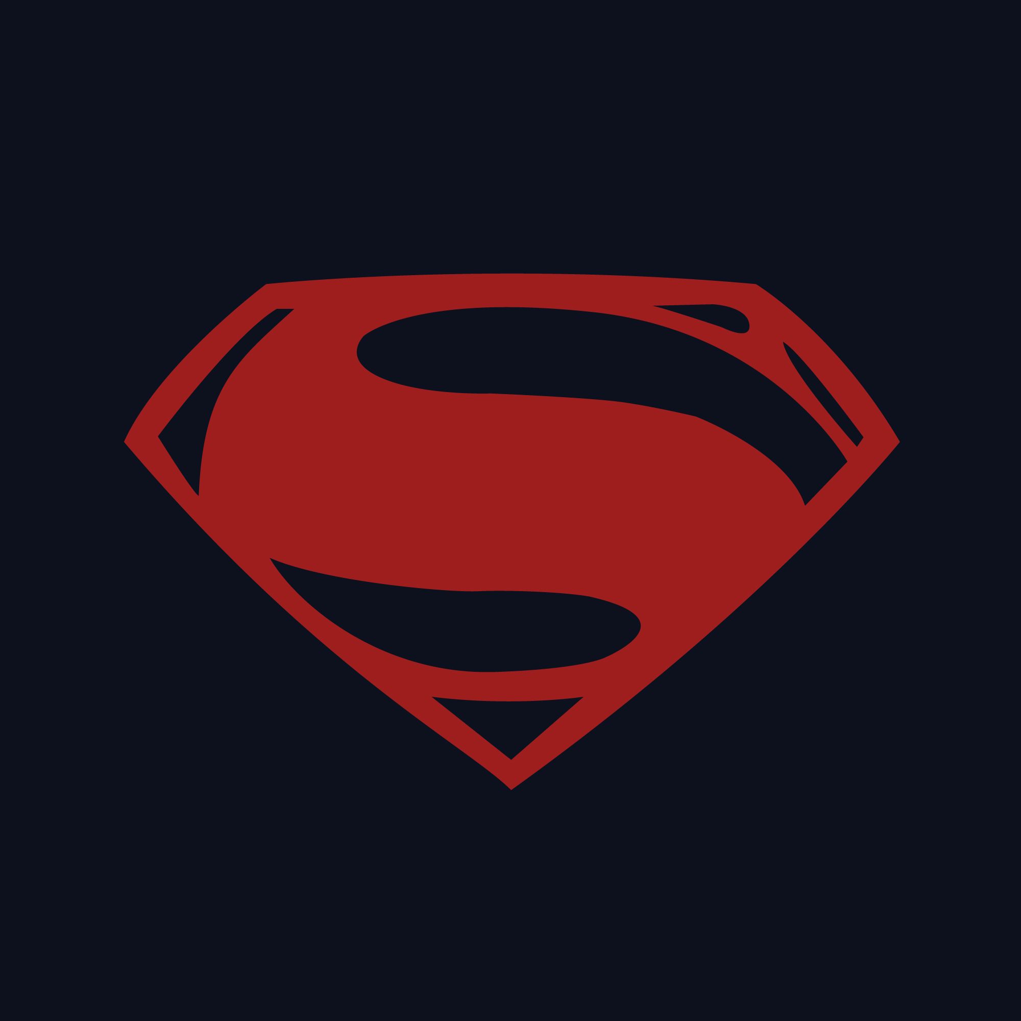 Superman logo minamalist. Superman, Superman logo, Dc comics characters