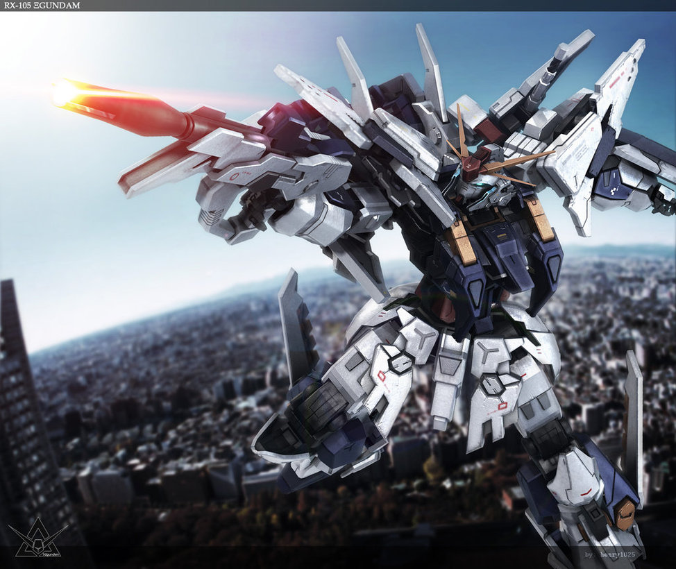 Gundam Digital Art RX 105 Xi Gundam Ver. Henry1025 Kits Collection News And Reviews