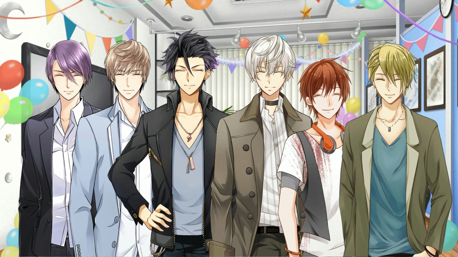 Leader #SolidS #QUELL #Six Gravity #Procellarum #SOARA #Growth #Takamura Shiki #Izumi Shu #Mutsuki Hajime #Shimotsuki Shun #Ohara Sora #Eto Koki. ツキウタ, ウタ, 偶像