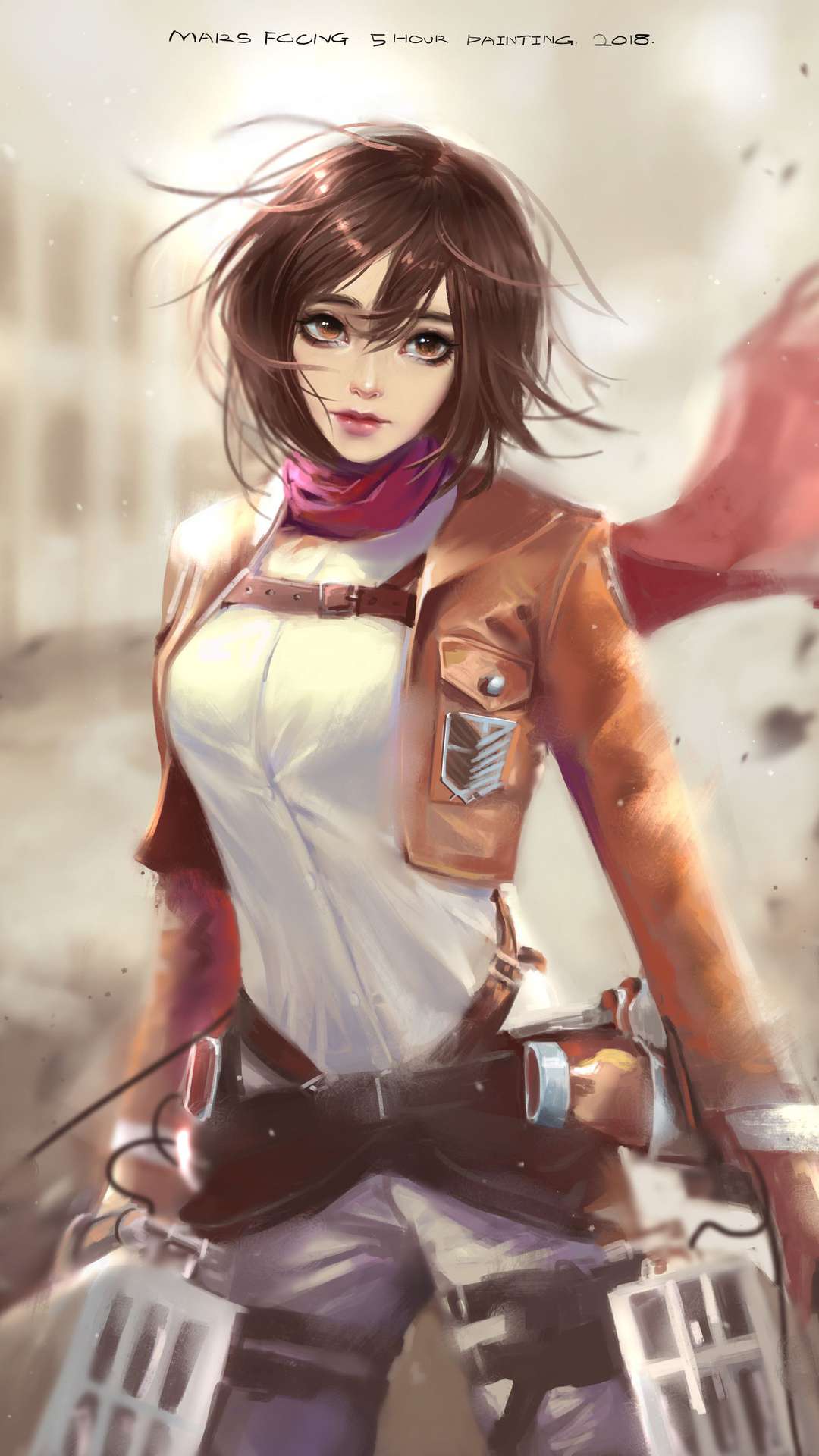 Mikasa Ackerman Wallpaper for iPhone and Android