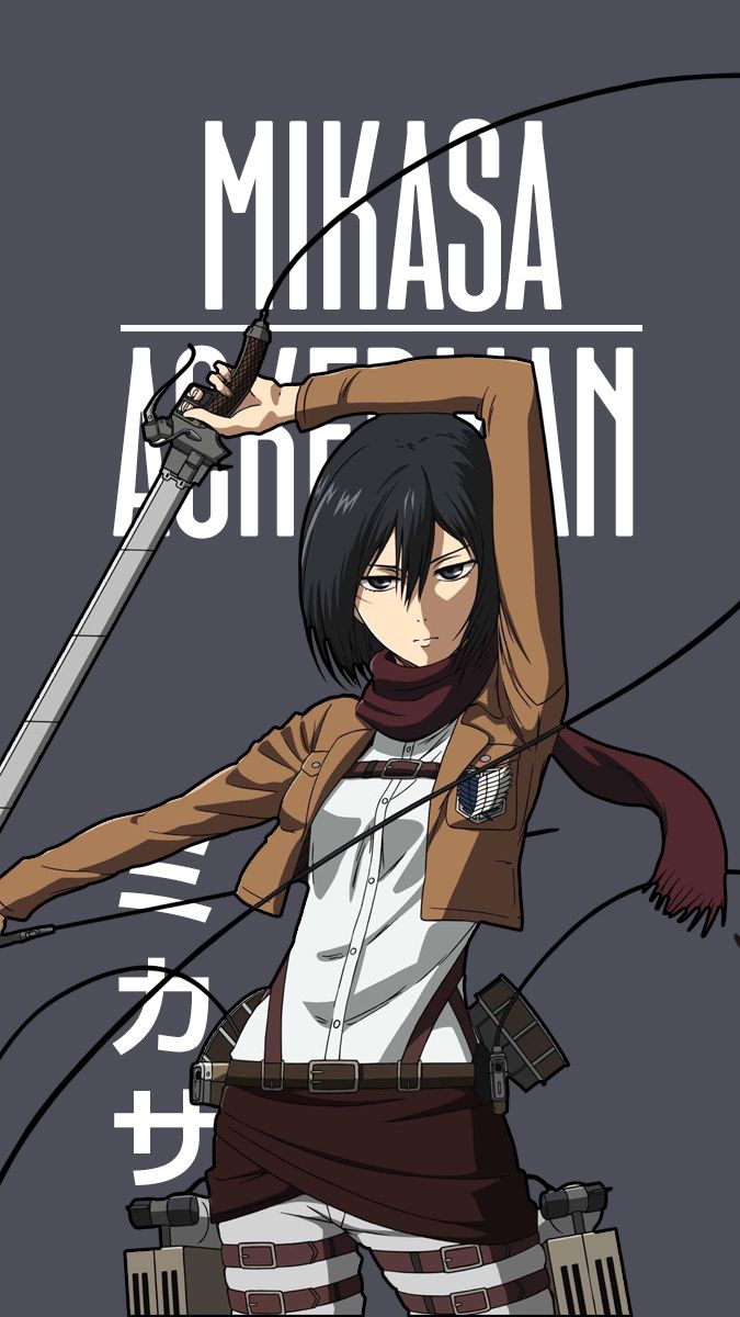 ➤Mikasa Ackerman. Personajes de anime, Wallpaper de anime, Dibujos anime manga