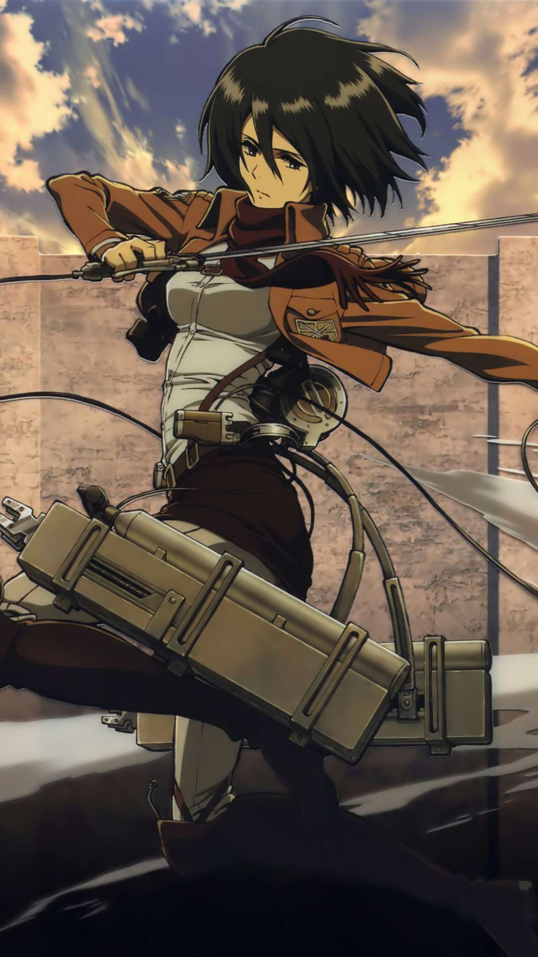 Mikasa Ackerman Wallpaper for iPhone and Android