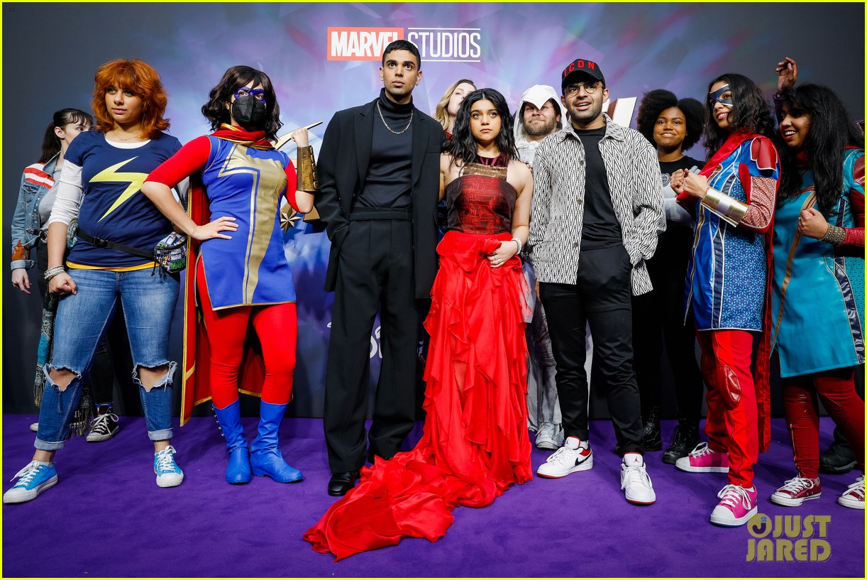 Iman Vellani & Rish Shah Attend First 'Ms Marvel' Special Screening In the UK: Photo 1348655. Asfandyar Khan, Iman Vellani, Ms Marvel, Rish Shah Picture. Just Jared Jr