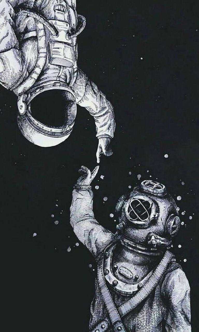 Cute Astronaut Wallpaper