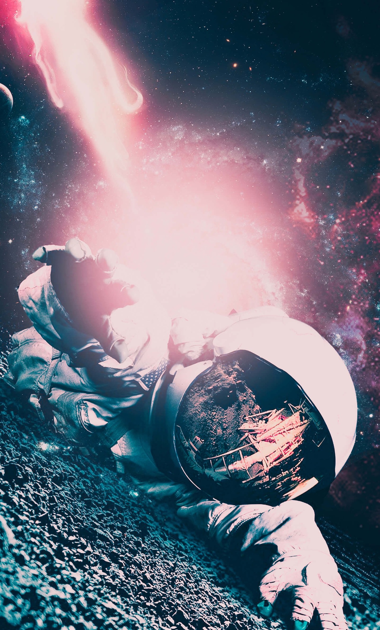 Lost Astronaut iPhone HD 4k Wallpaper, Image, Background, Photo and Picture