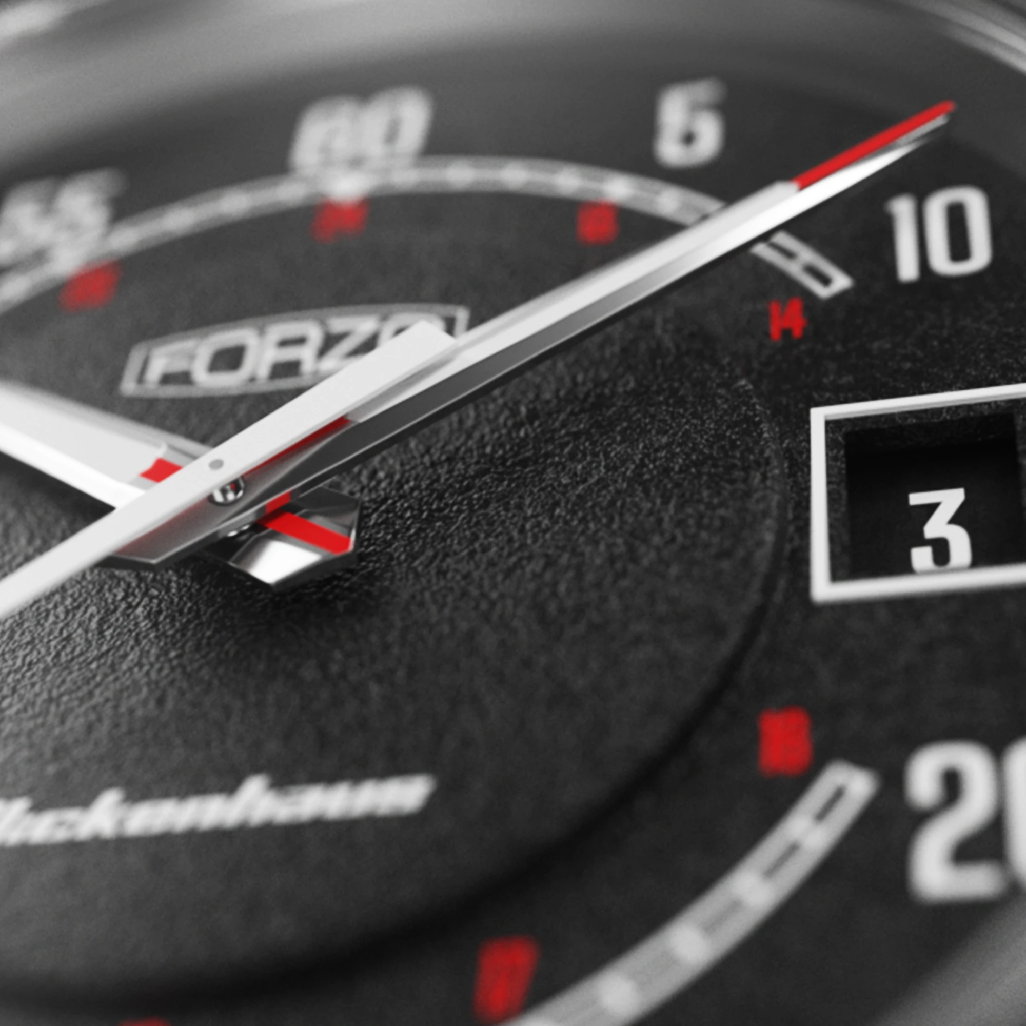 Limited Edition Glickenhaus Automatic Watch Black / Red Dial