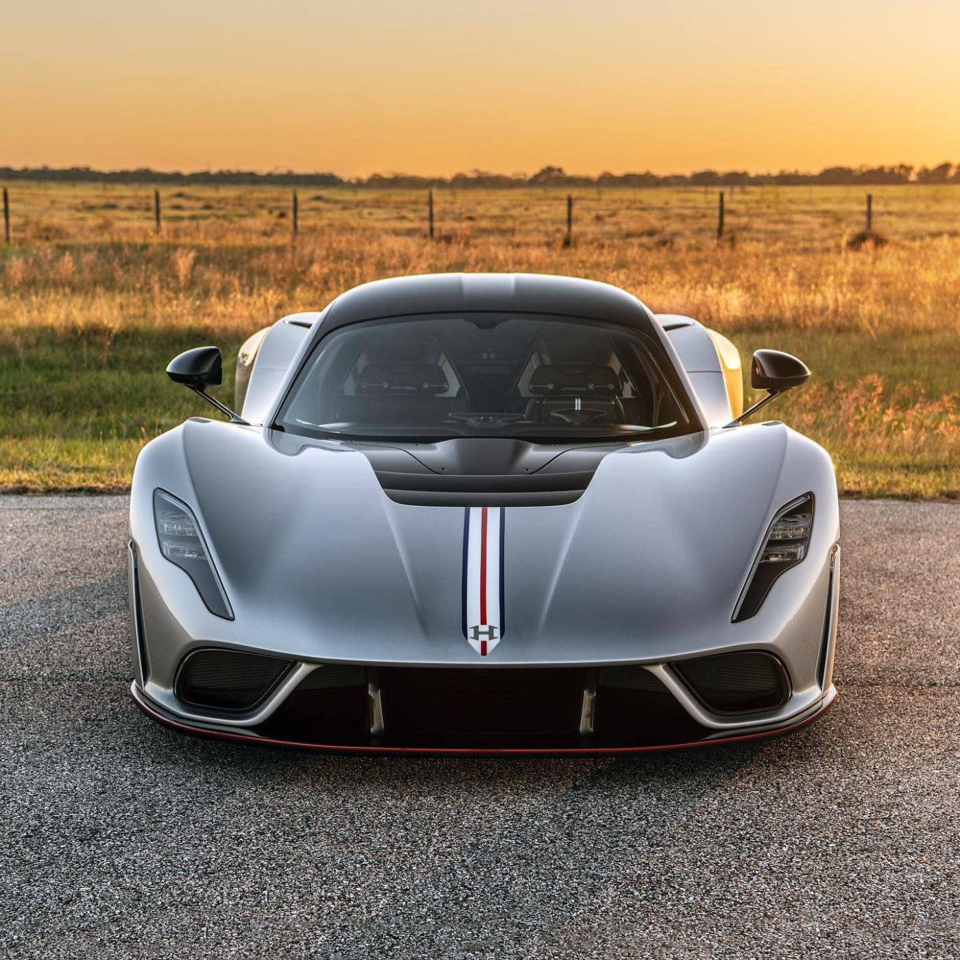 Hennessey Venom F5 in Lausanne Silver Is Coming To The Petersen Museum