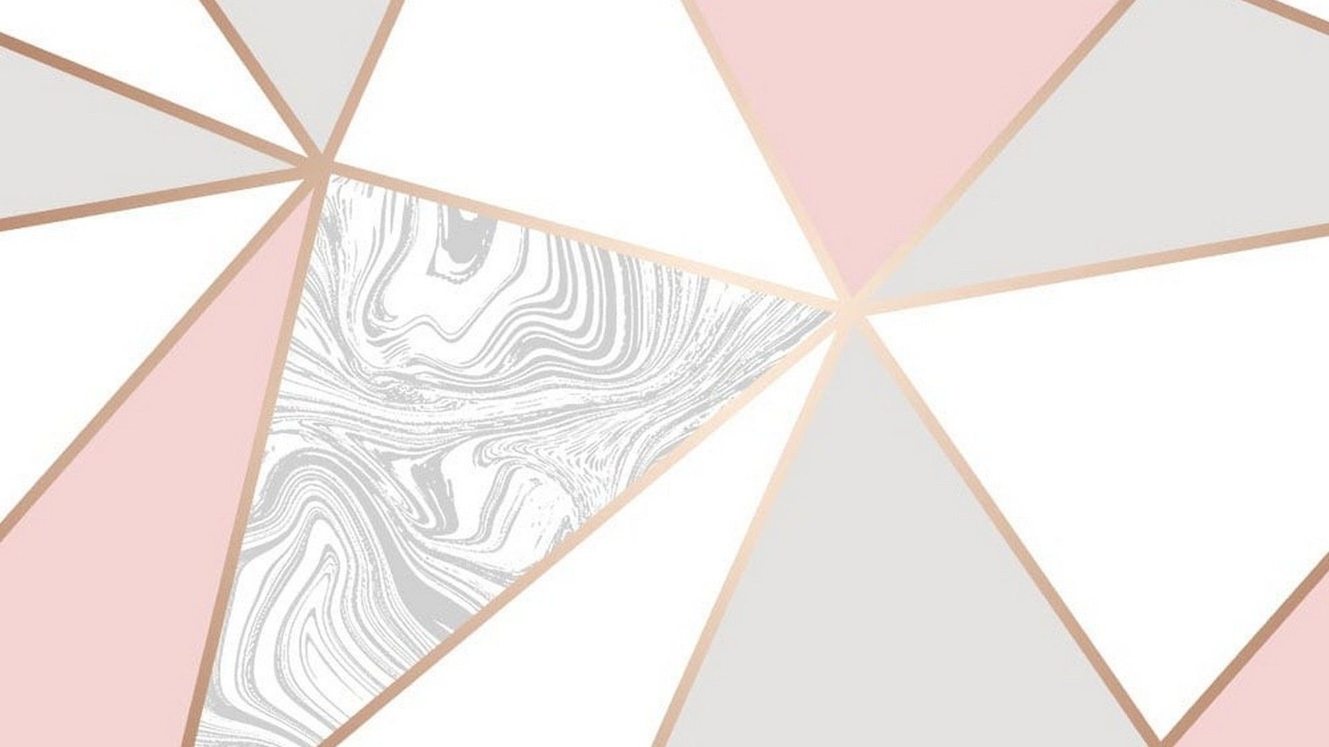Aesthetic Rose Gold Marble Background HD