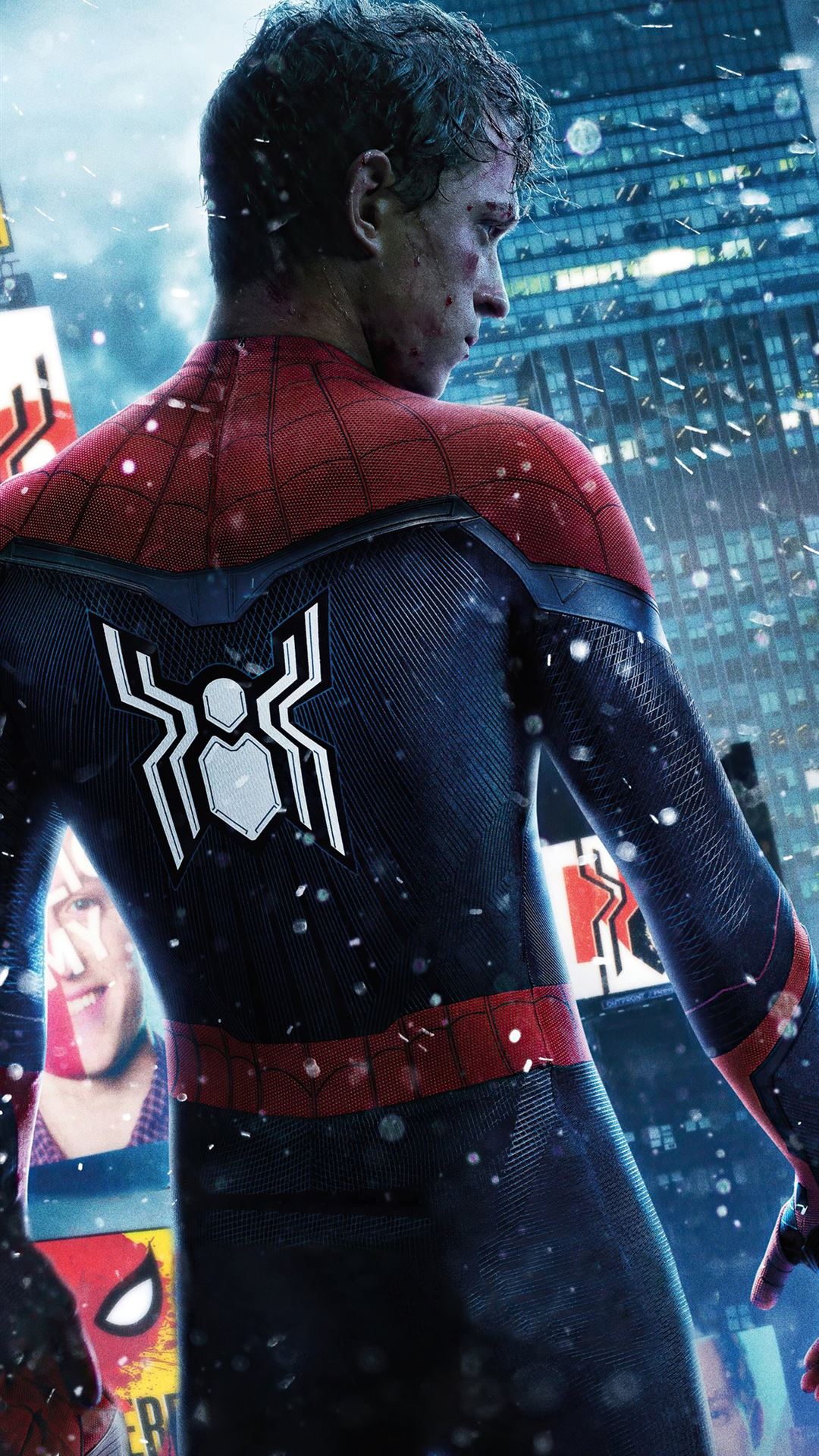 spider man no way home tom holland suit iPhone Wallpaper Free Download