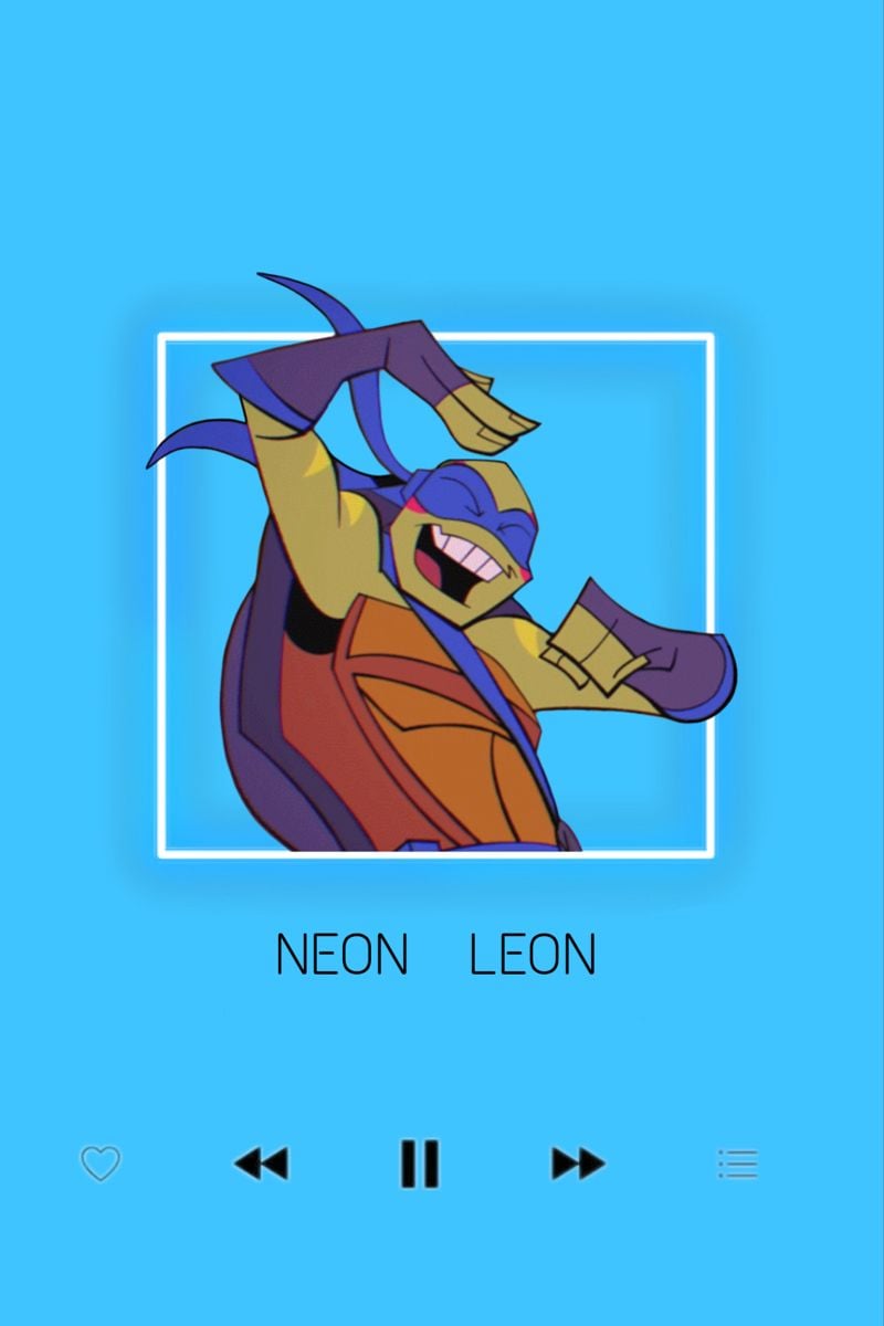 Neon Leon wallpaper. Teenage mutant ninja turtles art, Teenage ninja turtles, Tmnt leo