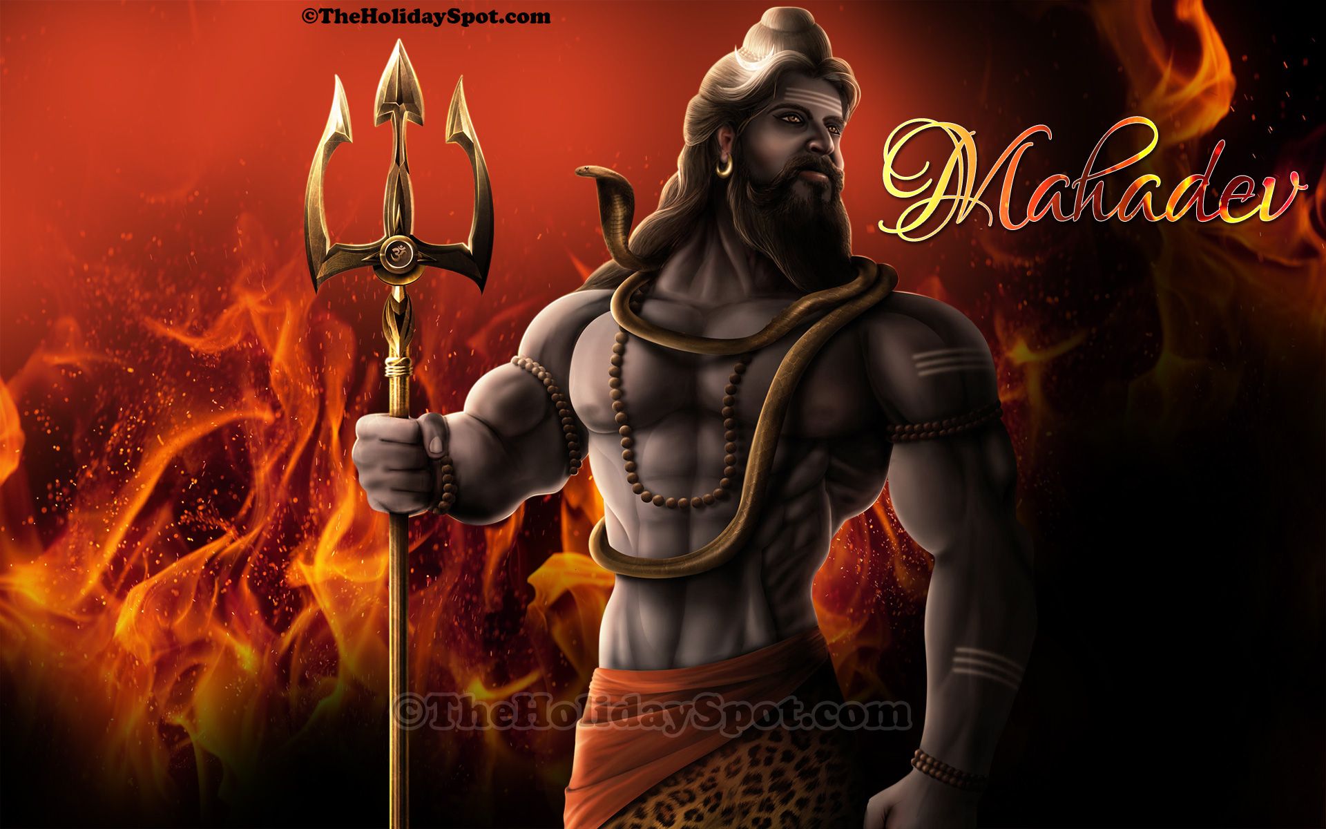 Download Majestic Image Of Lord Rudra Wallpaper | Wallpapers.com