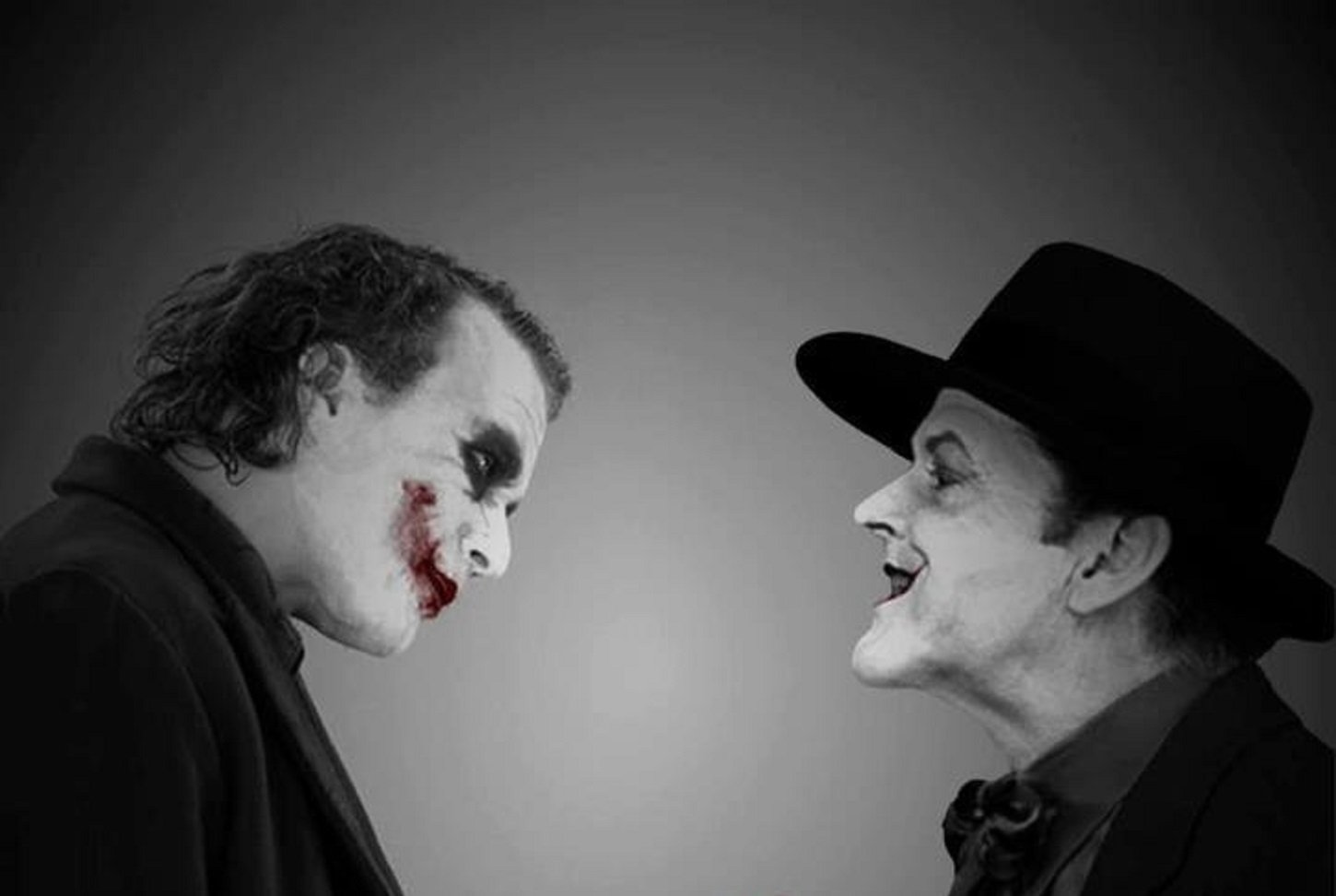 Jack Nicholson and Heath Ledger The Jokers wallpaperx972