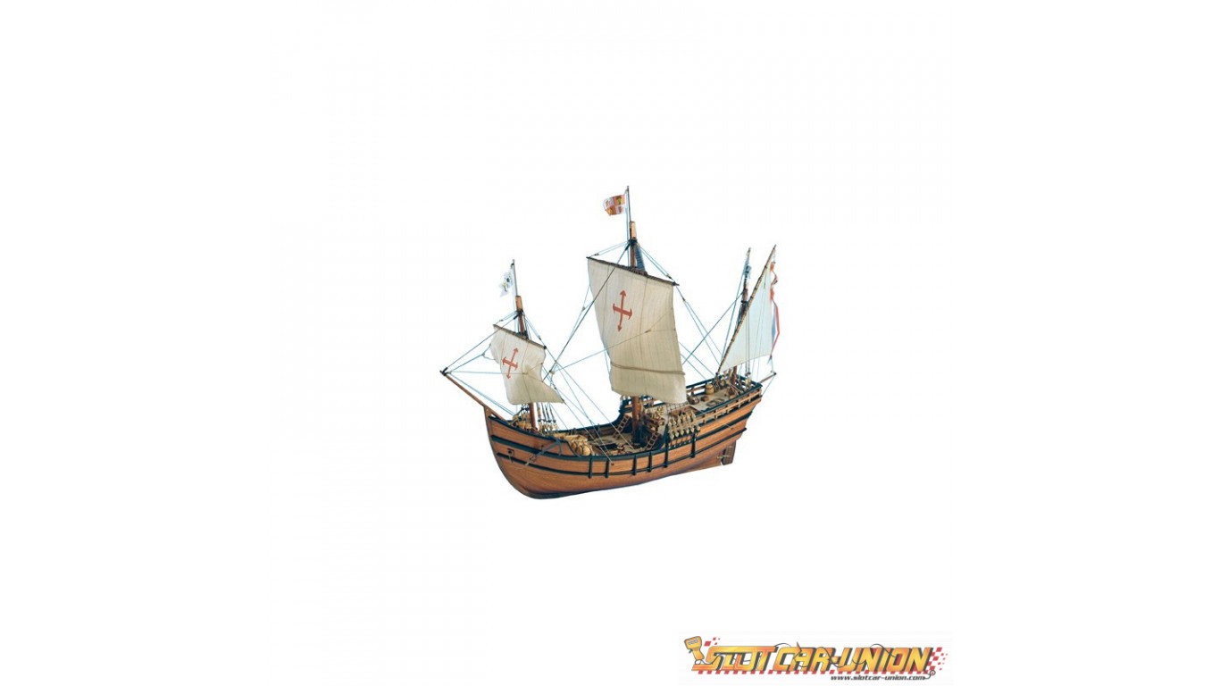 Artesanía Latina 22412 Wooden Model Ship: La Pinta Caravel 1 65 Car Union
