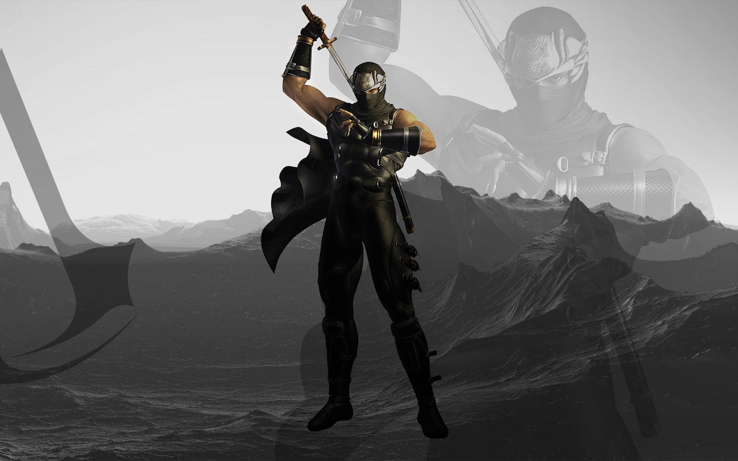 Ninja Gaiden Widescreen / iPhone HD Wallpaper Background Download (png / jpg)