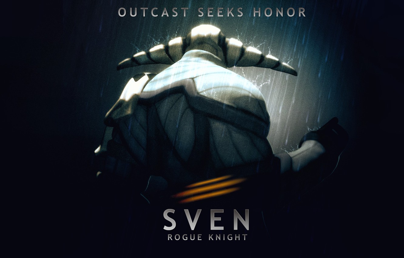 Wallpaper hero, Dota 2, rogue knight, sven image for desktop, section игры