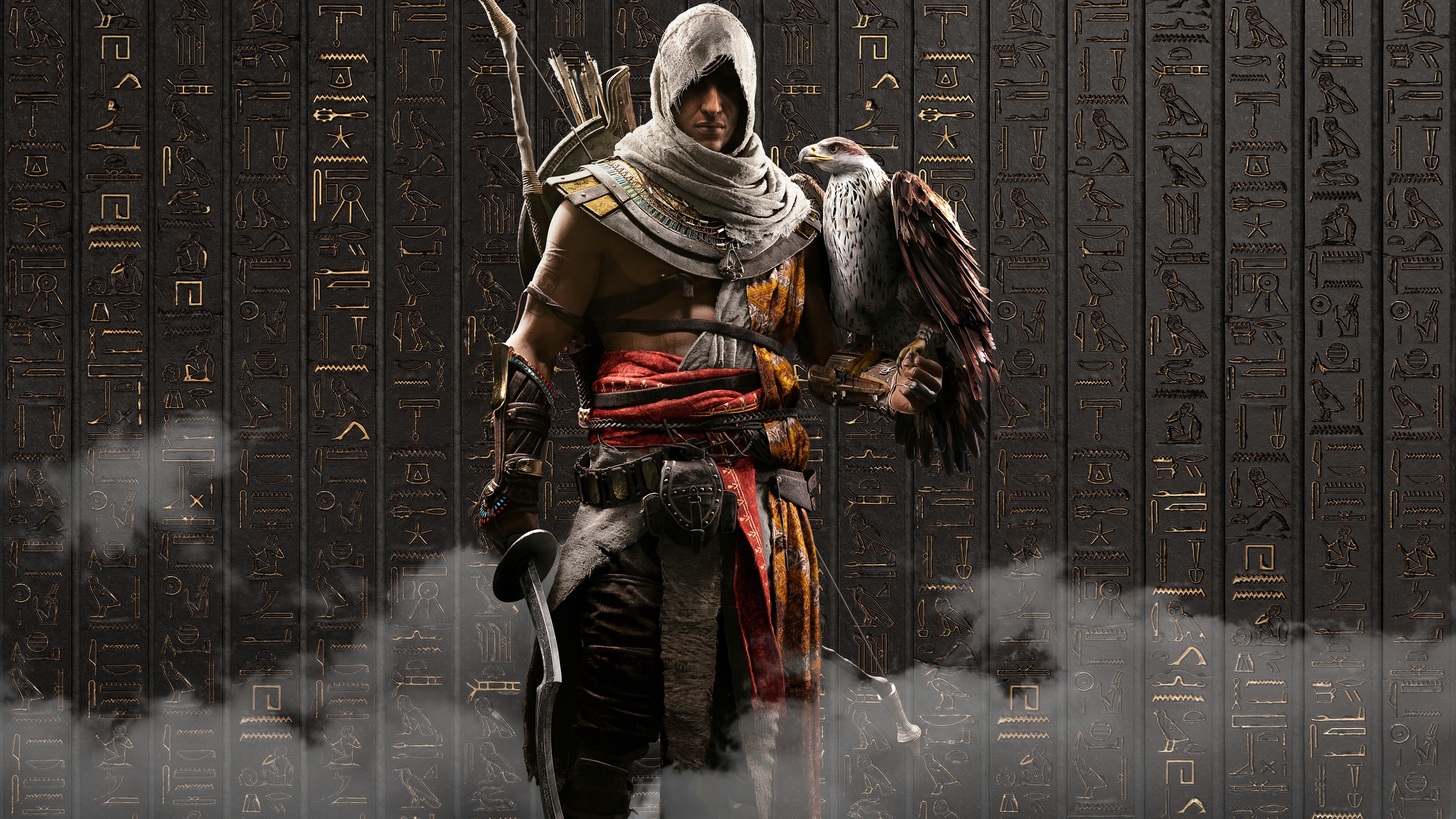 Wallpaper Assassin's Creed: Origins, eagle, Ubisoft games 3840x2160 UHD 4K Picture, Image