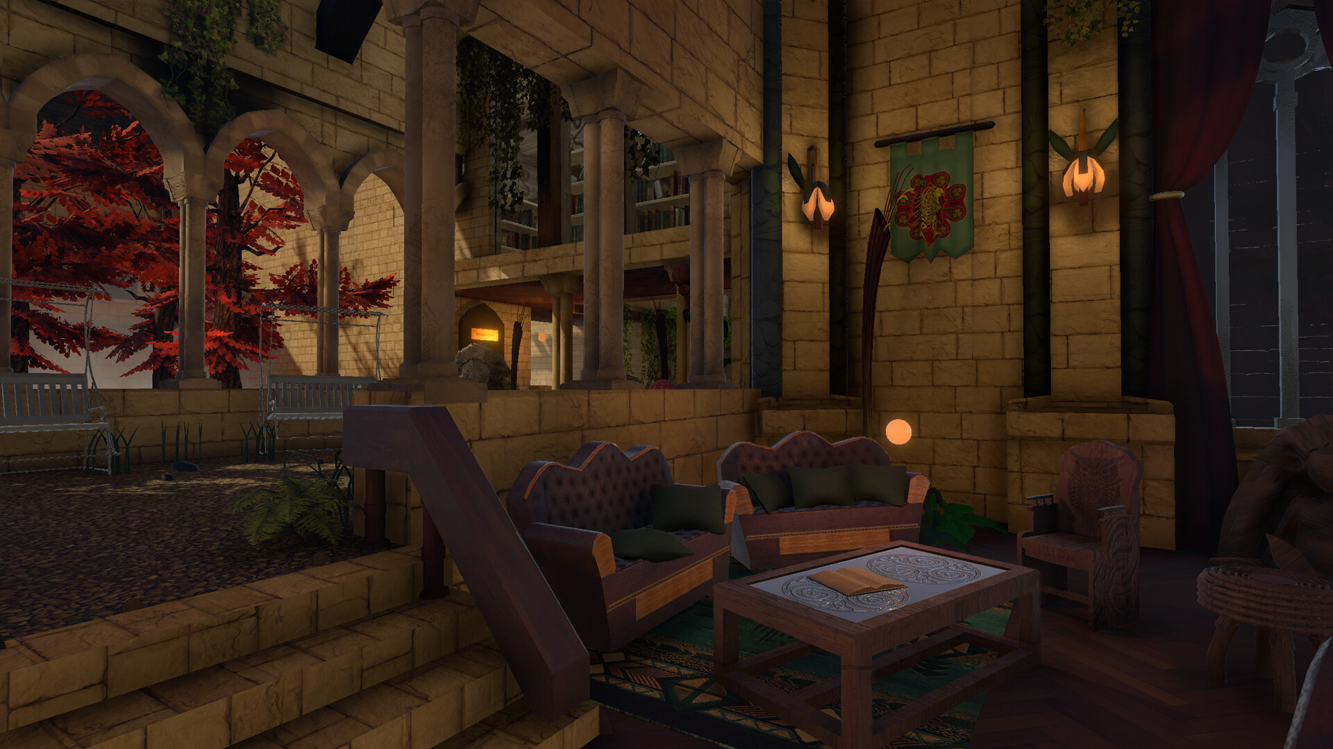 Ilvermorny 3D Project Common Room