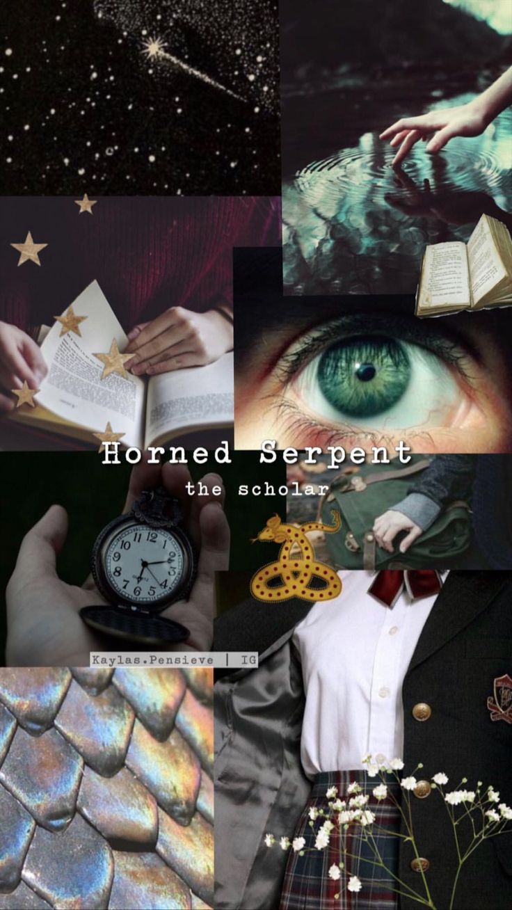 Horned Serpent aesthetic. Horned serpent ilvermorny, Harry potter, Ilvermorny