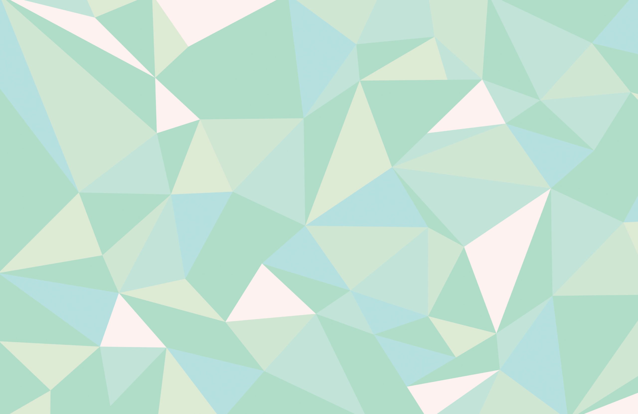 Mint Green Geometric Wallpaper Mural