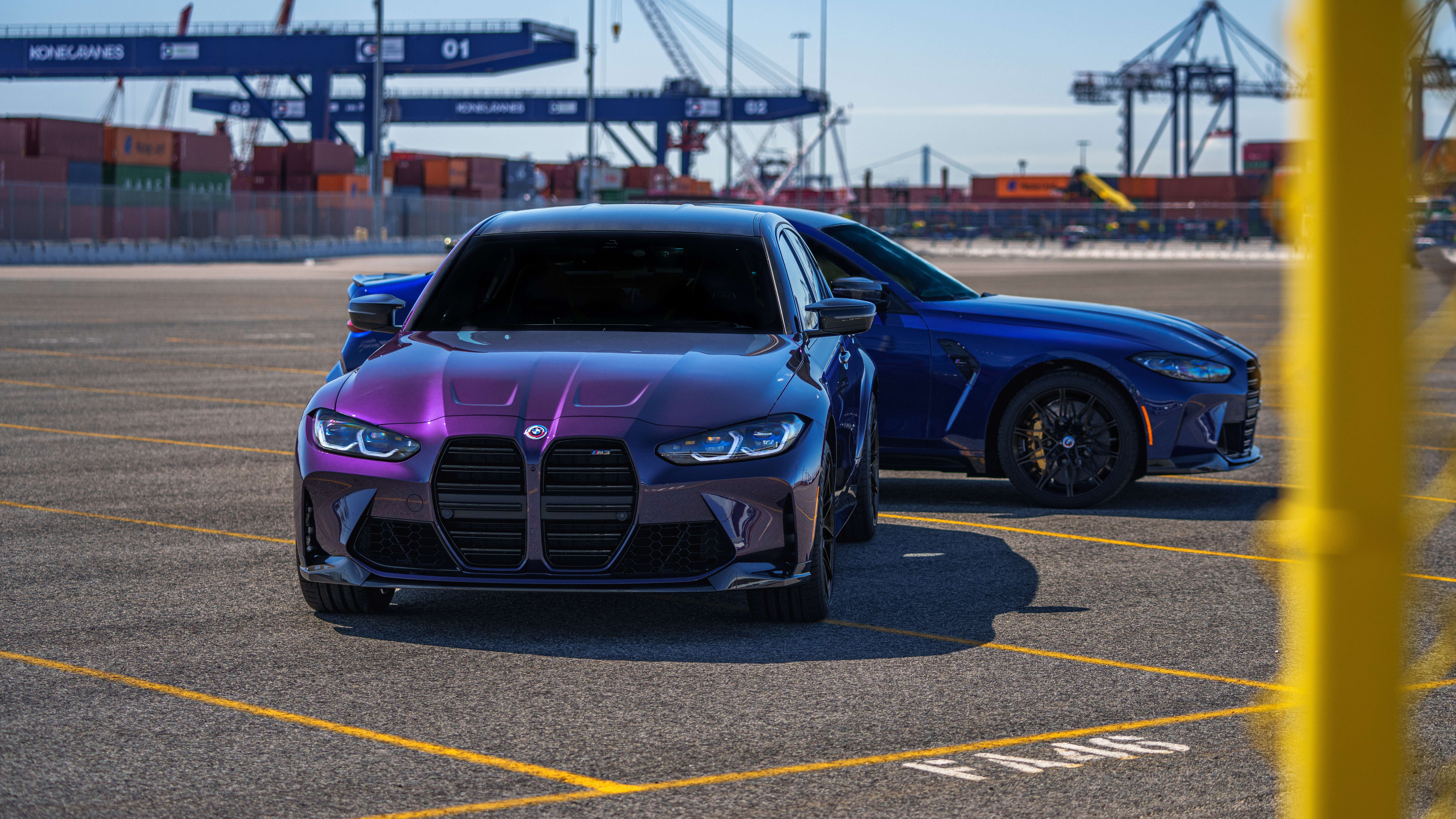 BMW M3 Competition M xDrive Edition 50 Jahre BMW M 2023 4K 8K Wallpaper. HD Car Wallpaper