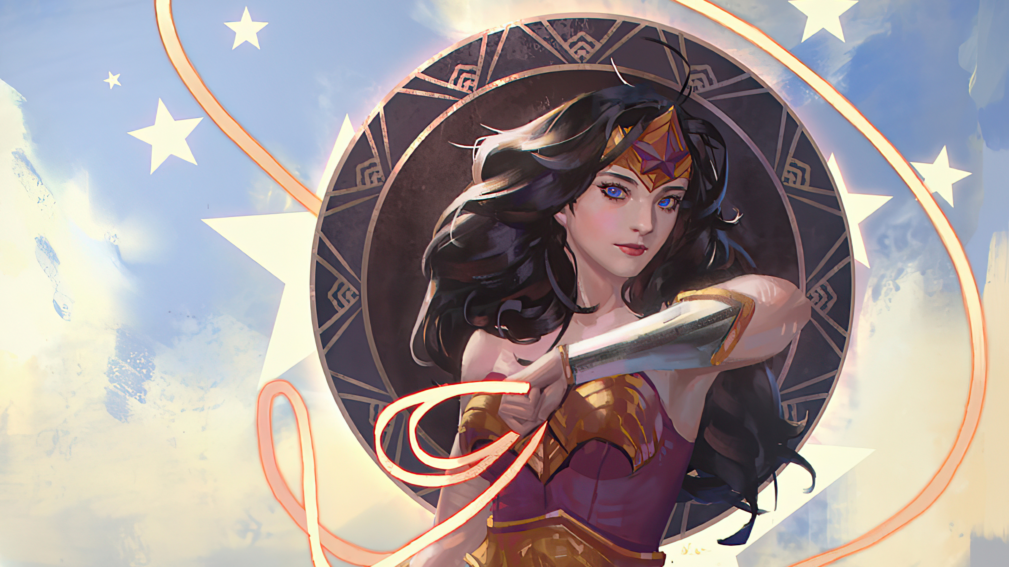 Old Wonder Woman Artistic Art 4k, HD Superheroes, 4k Wallpaper, Image, Background, Photo and Picture