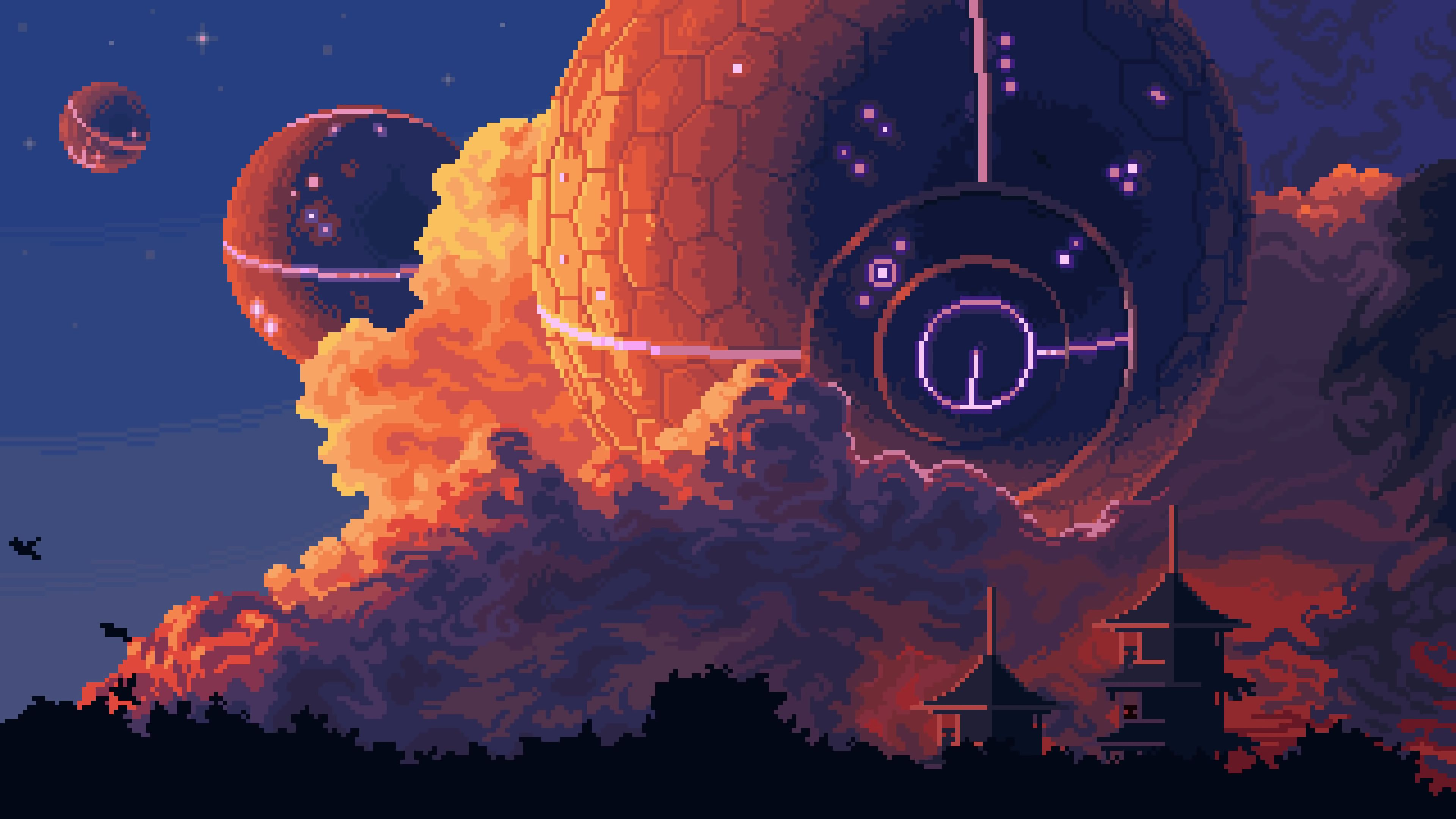 Artistic Pixel Art 4k Ultra HD Wallpaper