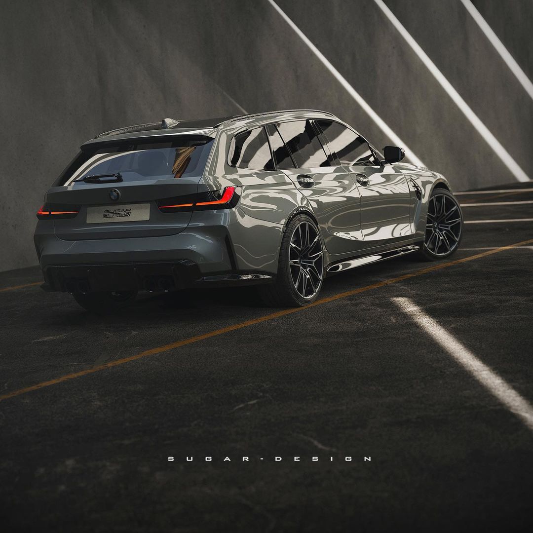 2023 BMW M3 Touring rendering eases the wait until next year's debut