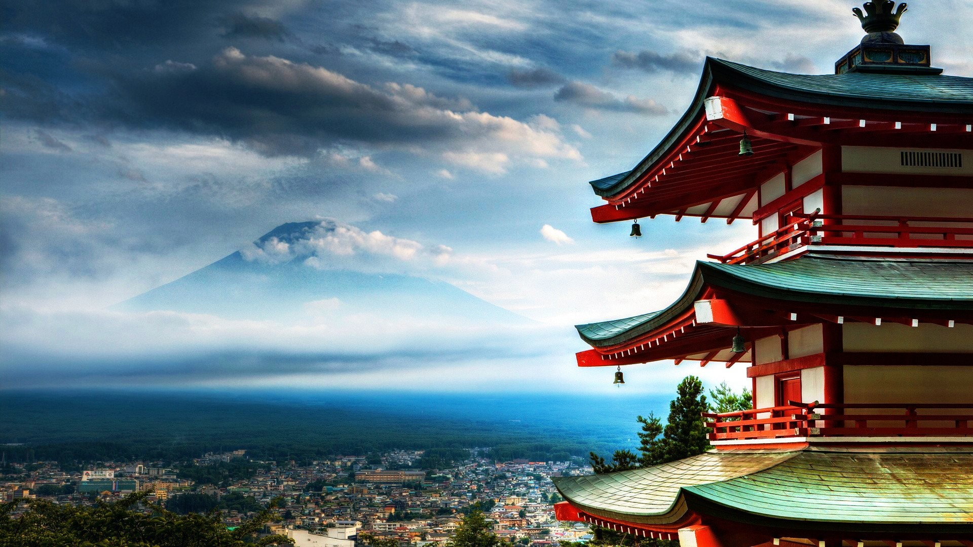 japan wallpaper 1920x chinese architecture, sky, japanese architecture, pagoda, cloud