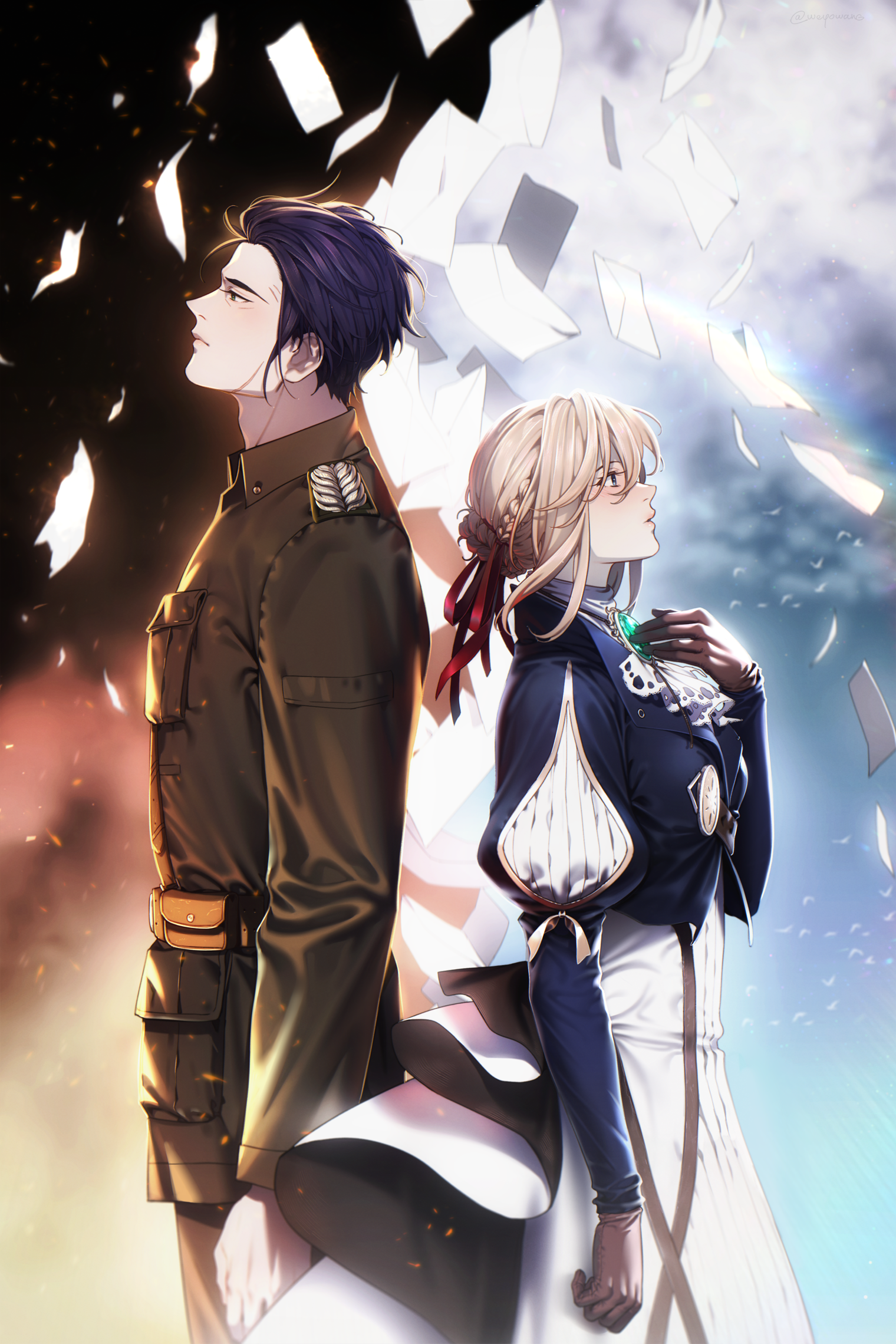 Gilbert Bougainvillea Evergarden Anime Image Board