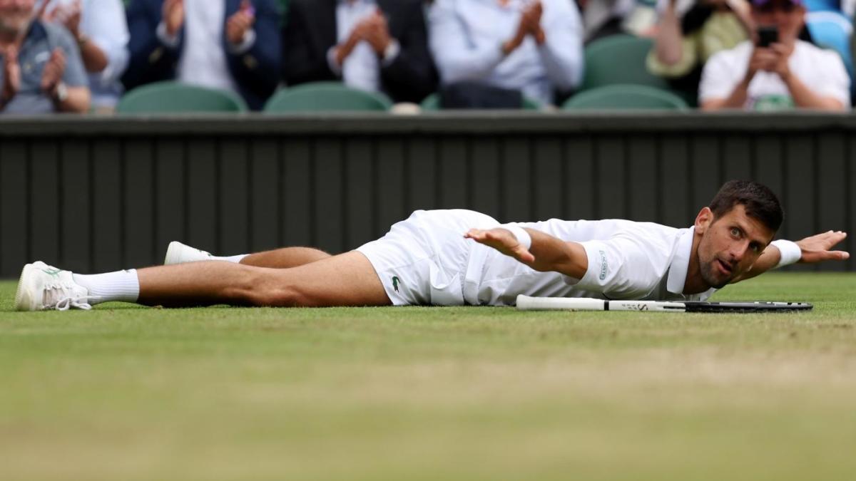 Wimbledon 2022: Novak Djokovic outlasts Jannik Sinner in five